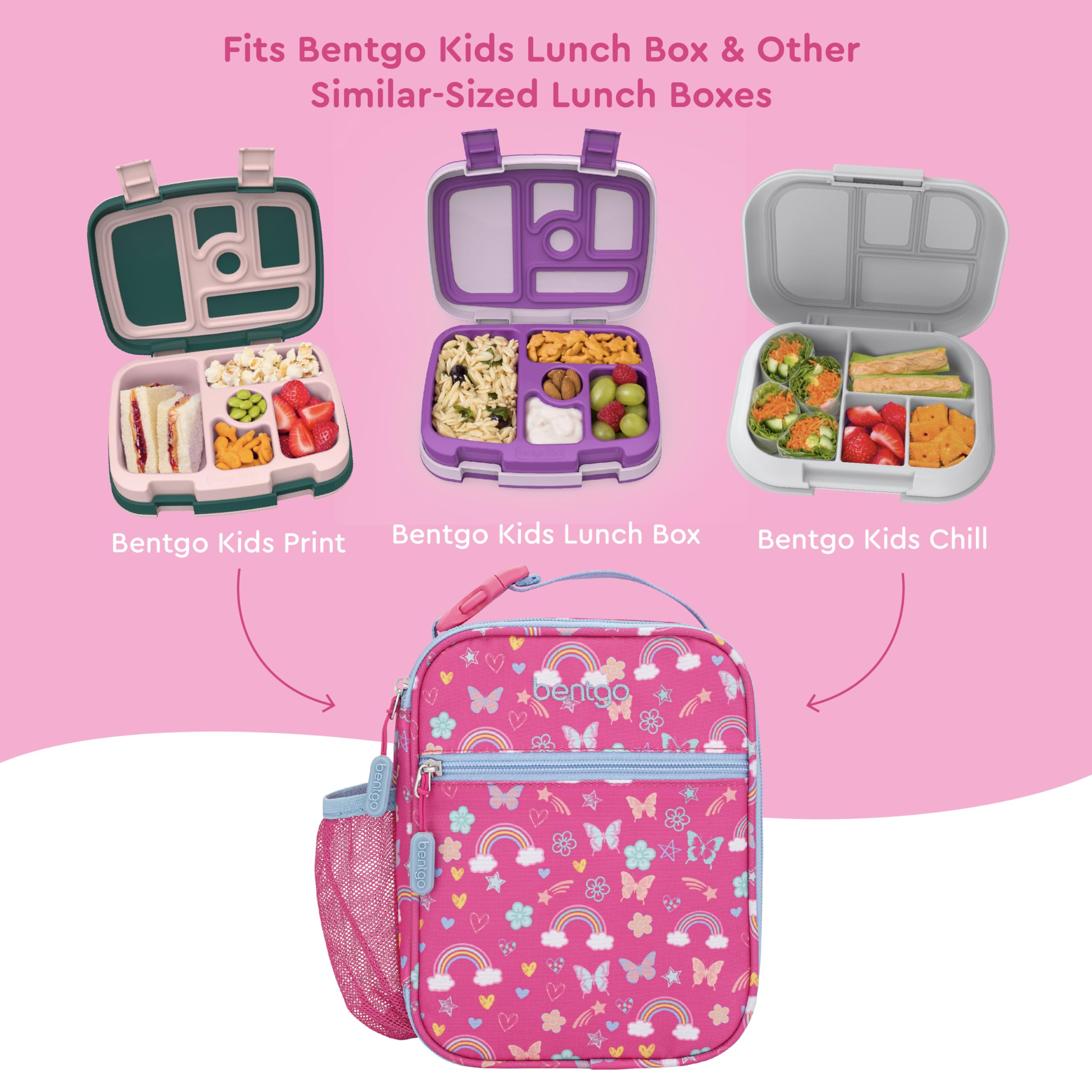 bentgo-prints-insulated-lunch-tote-set-with-kids-stainless-steel-water-bottle-ra image 4