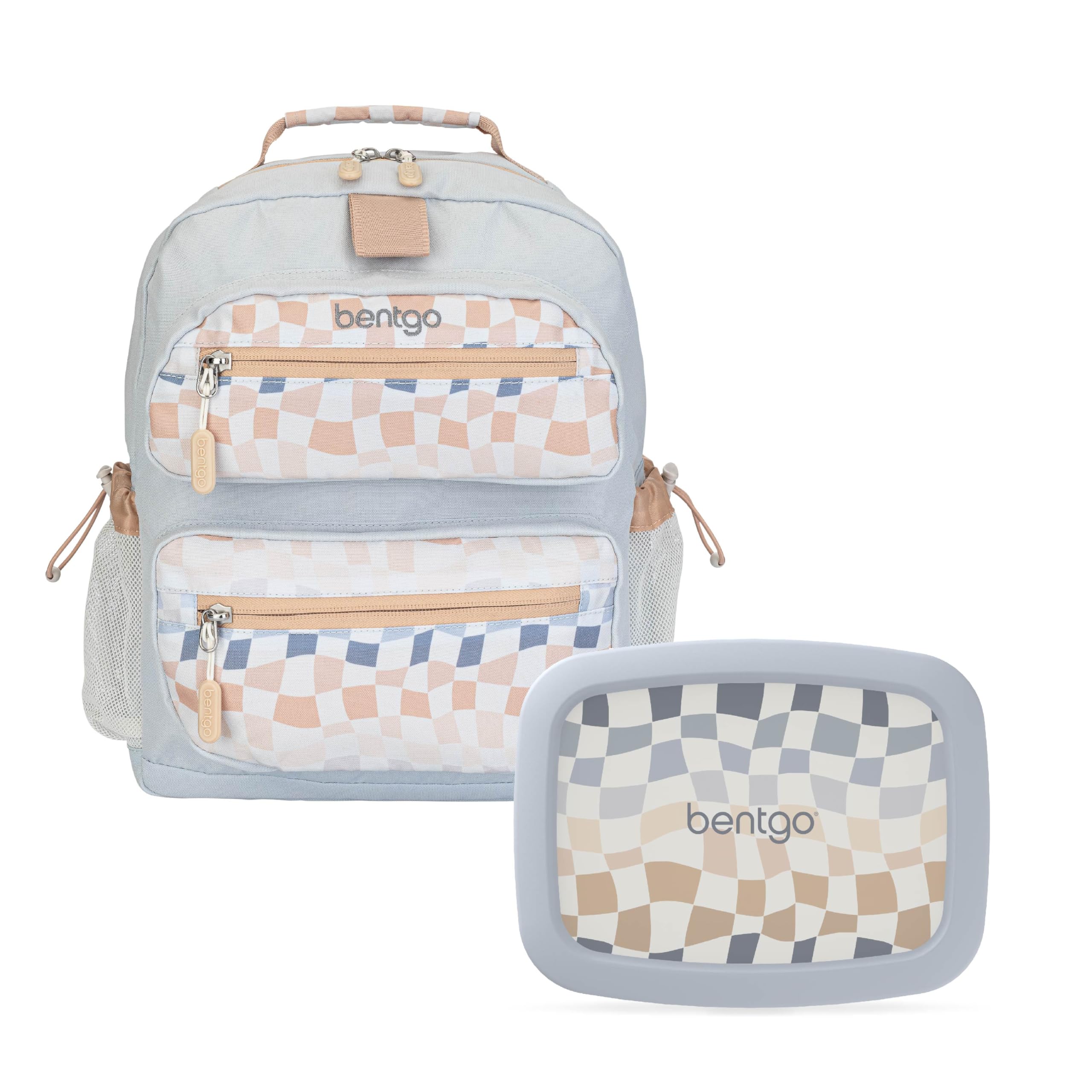 bentgo-kids-14-backpack-set-with-kids-prints-lunch-box-checker-gradient-water-re image 1