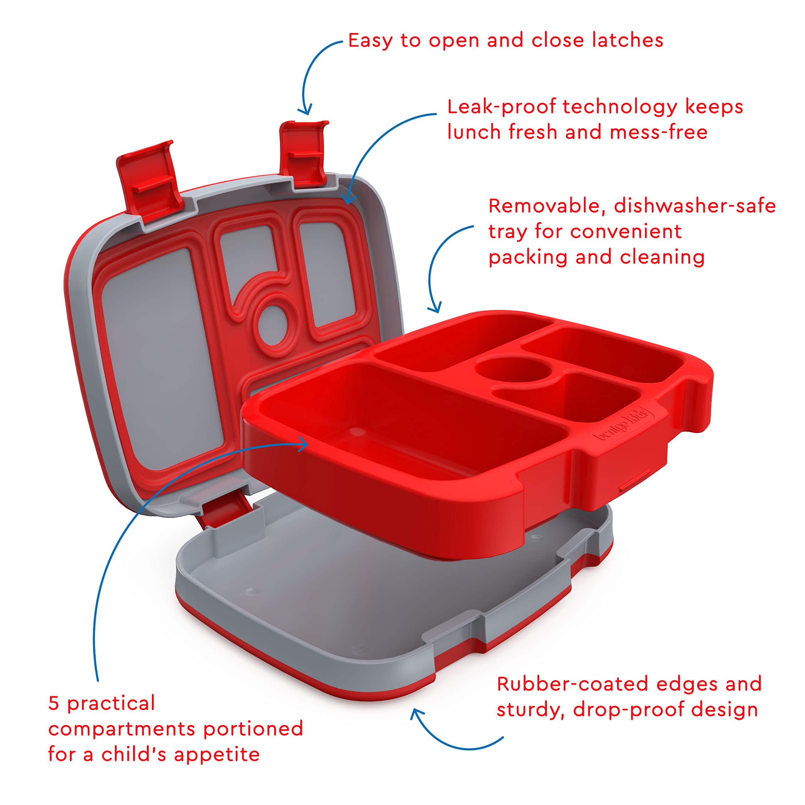 bentgo-kids-14-backpack-set-with-kids-prints-leak-proof-lunch-box-trucks-water-r image 3