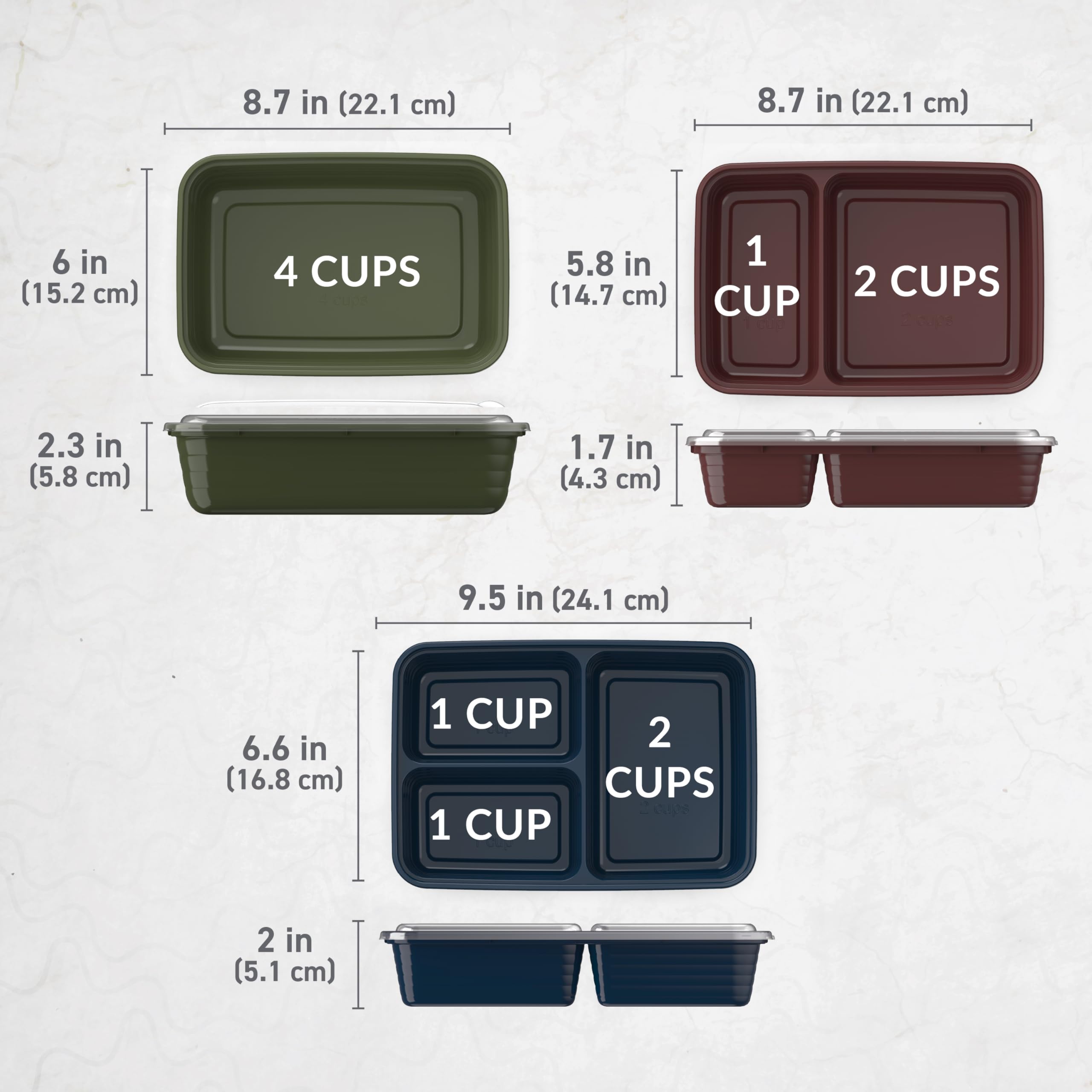 bentgo-prep-60-piece-meal-prep-kit-reusable-pfas-bpa-free-1-2-3-compartment-cont image 7