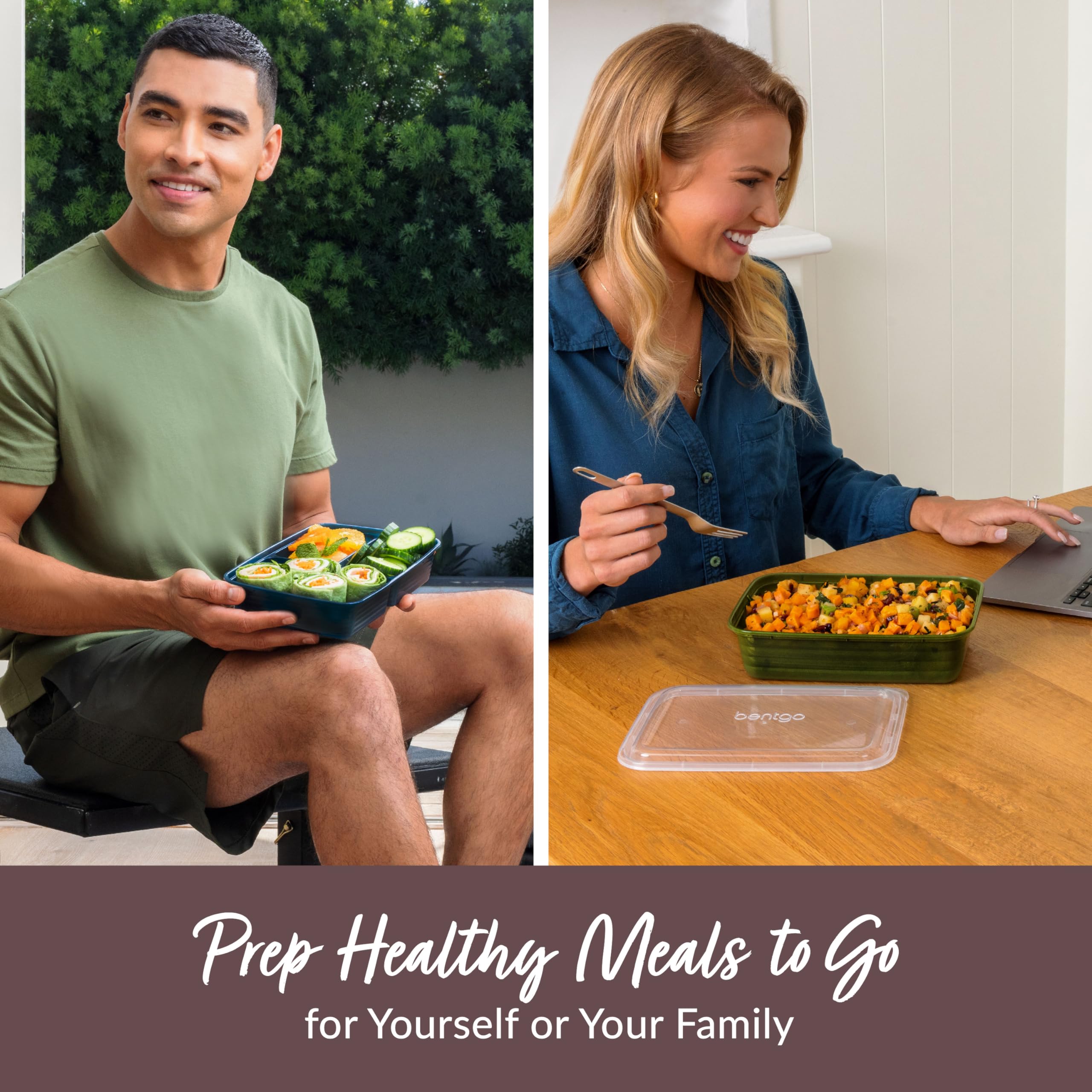 bentgo-prep-60-piece-meal-prep-kit-reusable-pfas-bpa-free-1-2-3-compartment-cont image 3