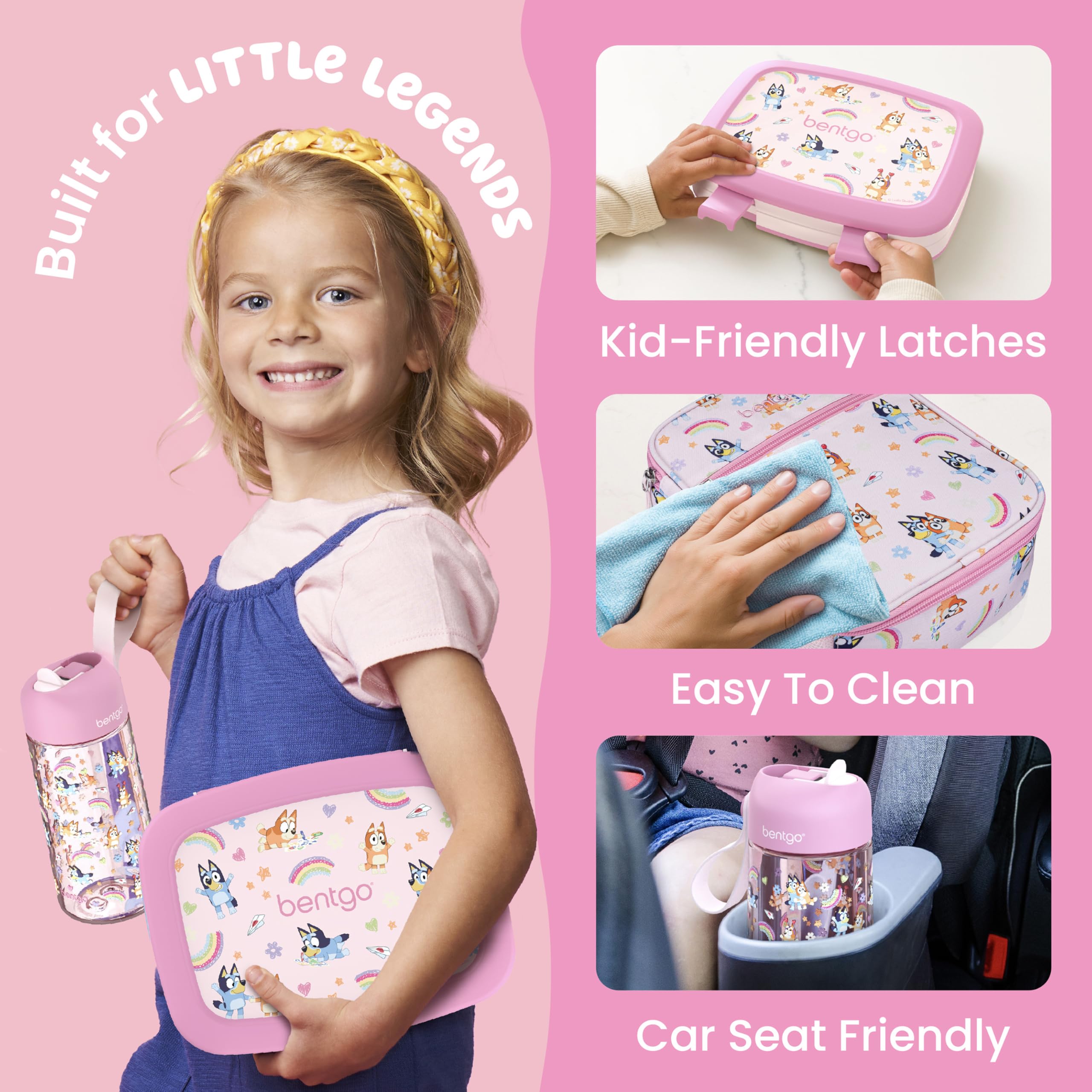 bentgo-bluey-3-piece-lunchtime-trio-set-leak-proof-5-compartment-kids-bento-lunc image 5