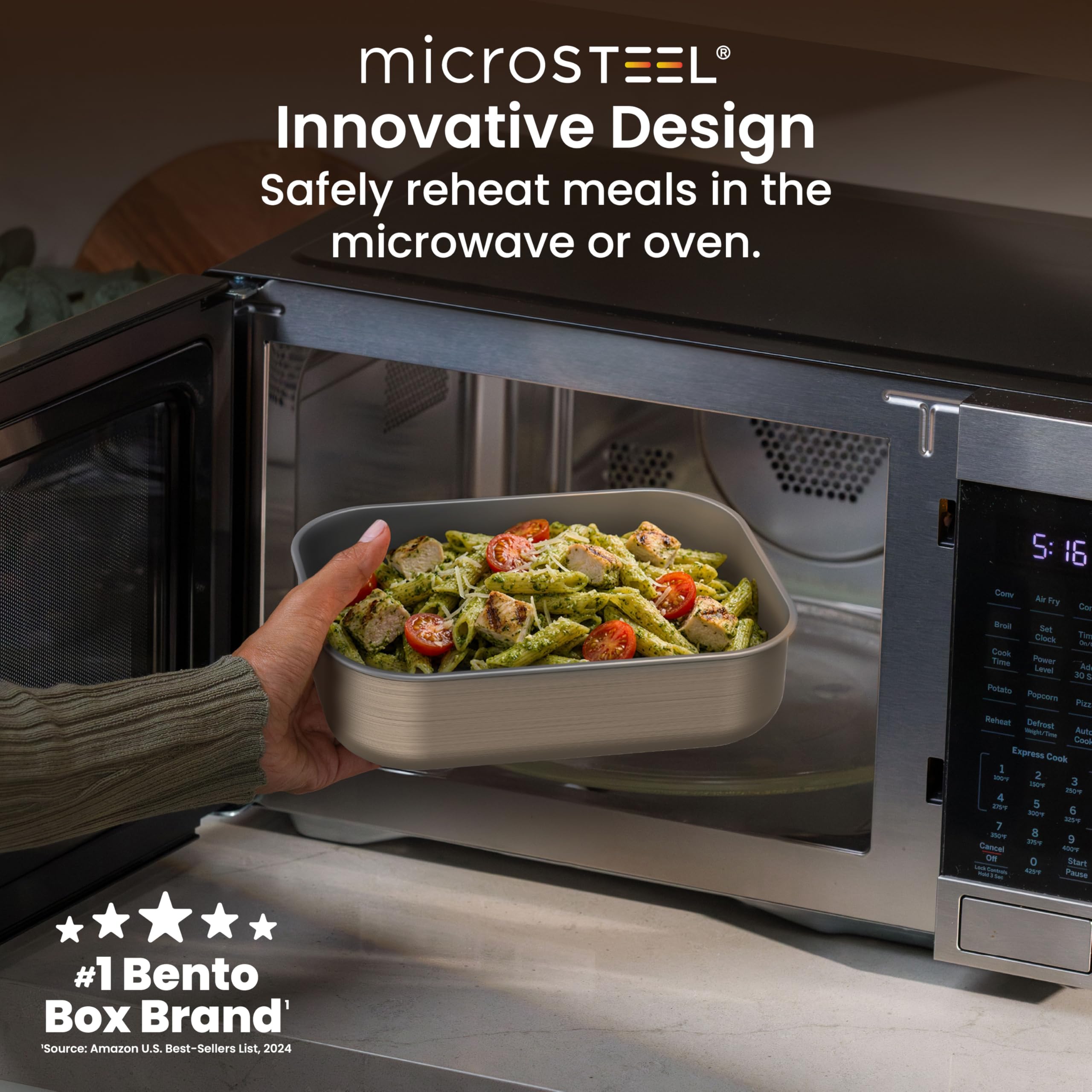 bentgo-microsteel-leak-proof-lunch-box-gold-microwave-safe-stainless-steel-bento image 2