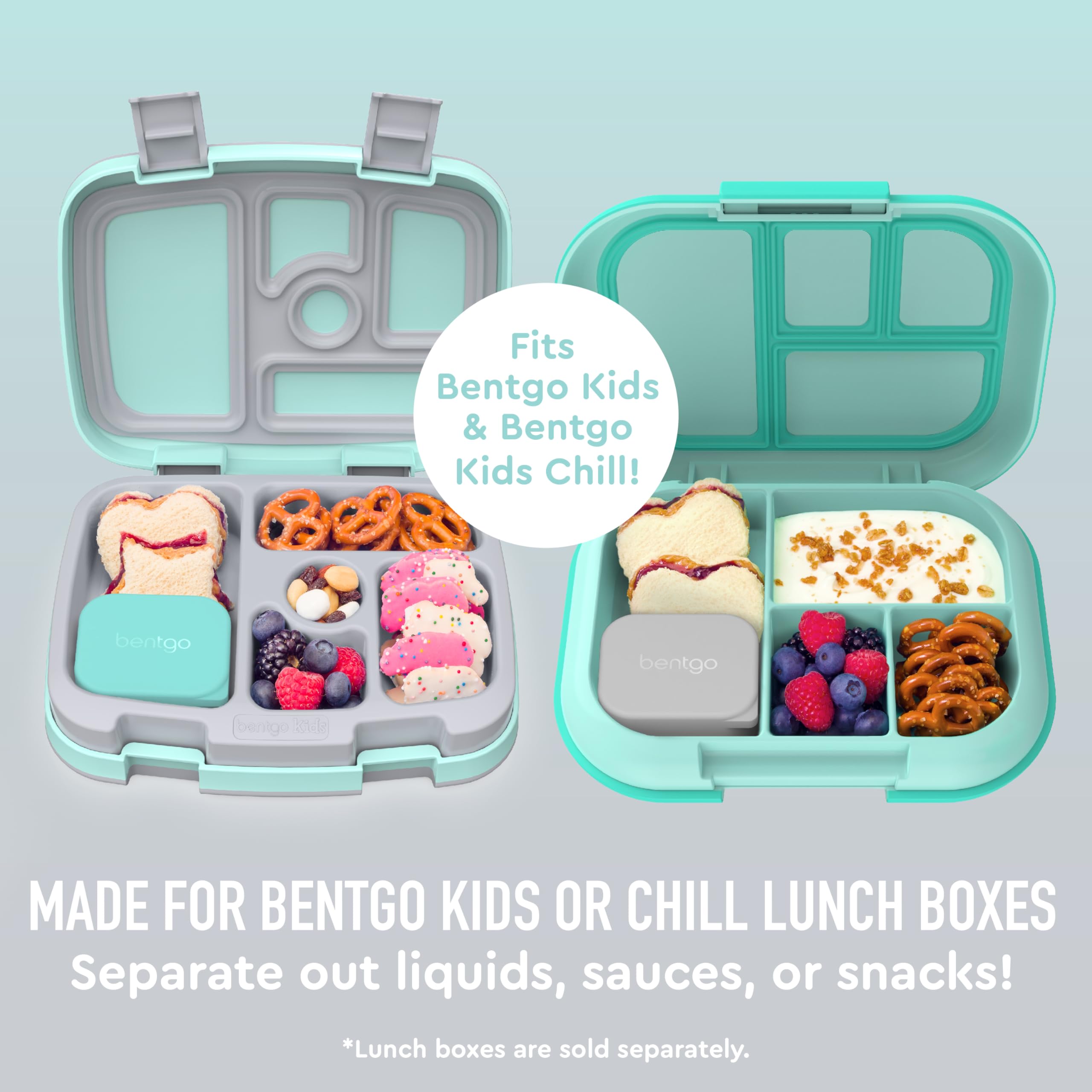 bentgo-sidekicks-2-pack-leak-proof-silicone-dipping-sauce-snack-container-set-2- image 2