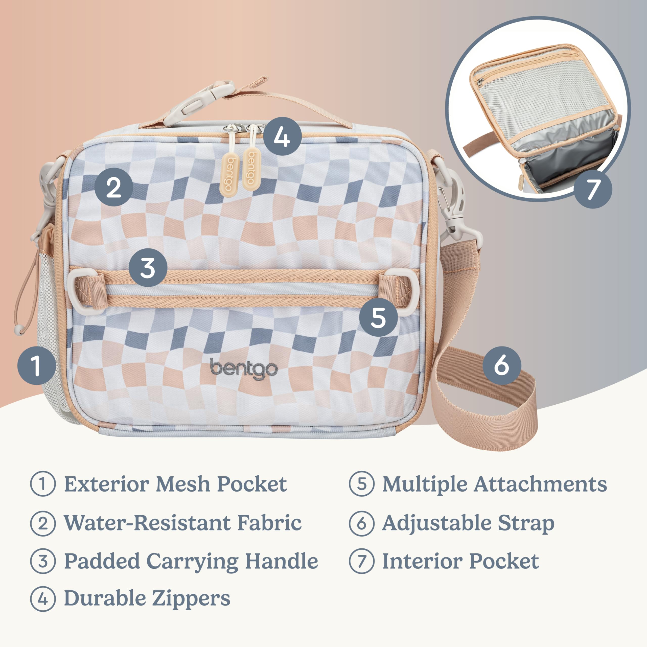 bentgo-kids-prints-lunch-bag-set-with-water-bottle-checker-gradient-insulated-lu image 4