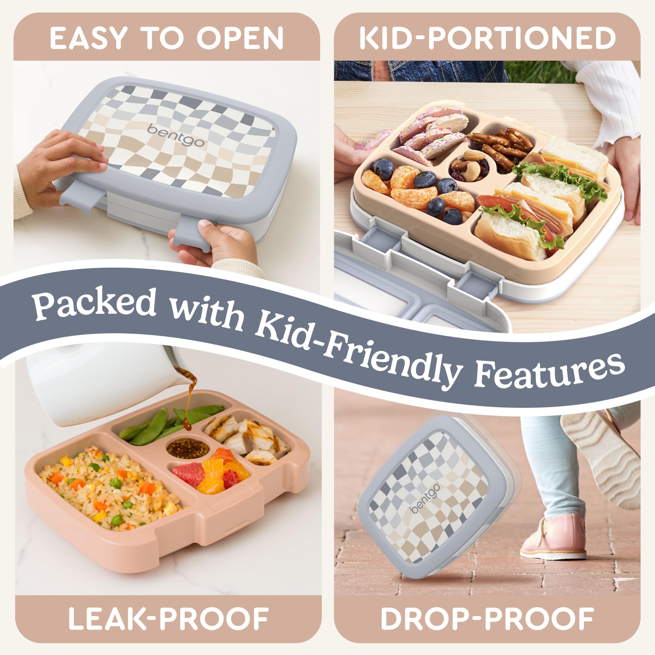 bentgo-kids-prints-lunch-box-set-with-15oz-water-bottle-checker-gradient image 4