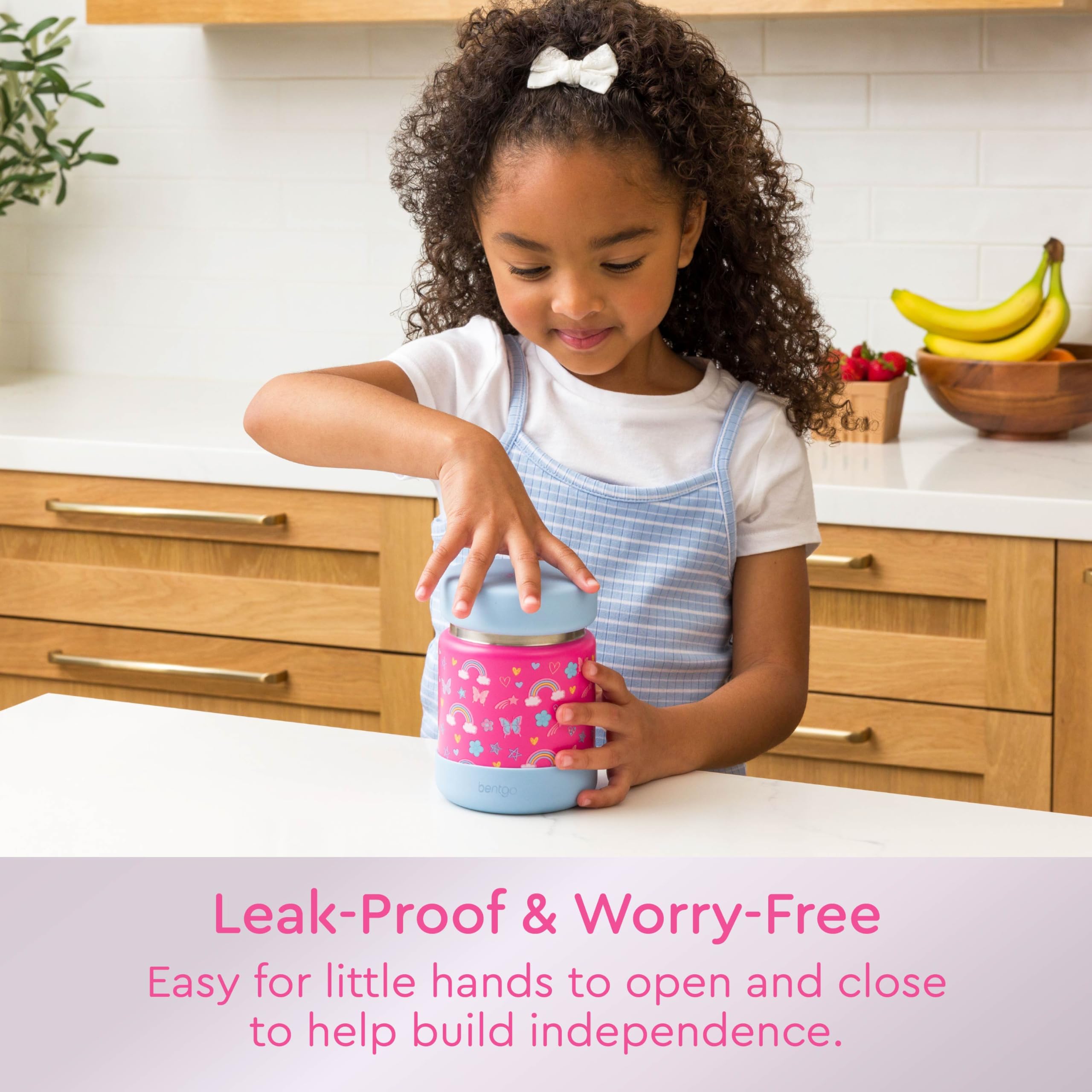 bentgo-kids-stainless-steel-food-jar-11oz-leak-proof-double-insulated-hot-or-col image 2