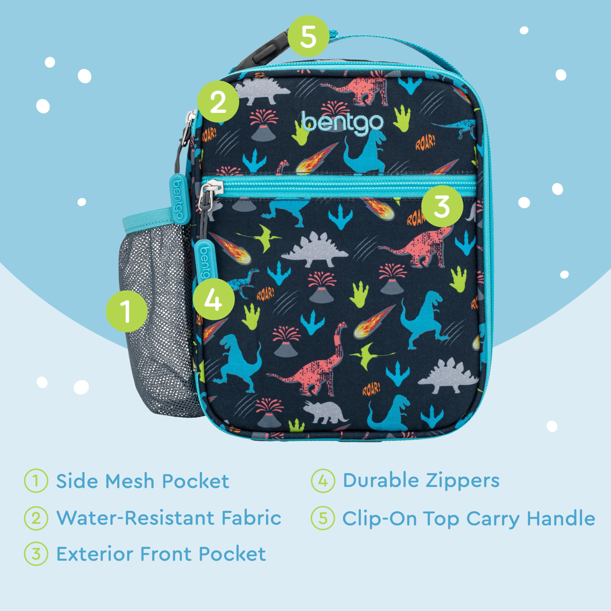 bentgo-kids-insulated-lunch-tote-set-with-kids-stainless-steel-food-jar-dinosaur image 5