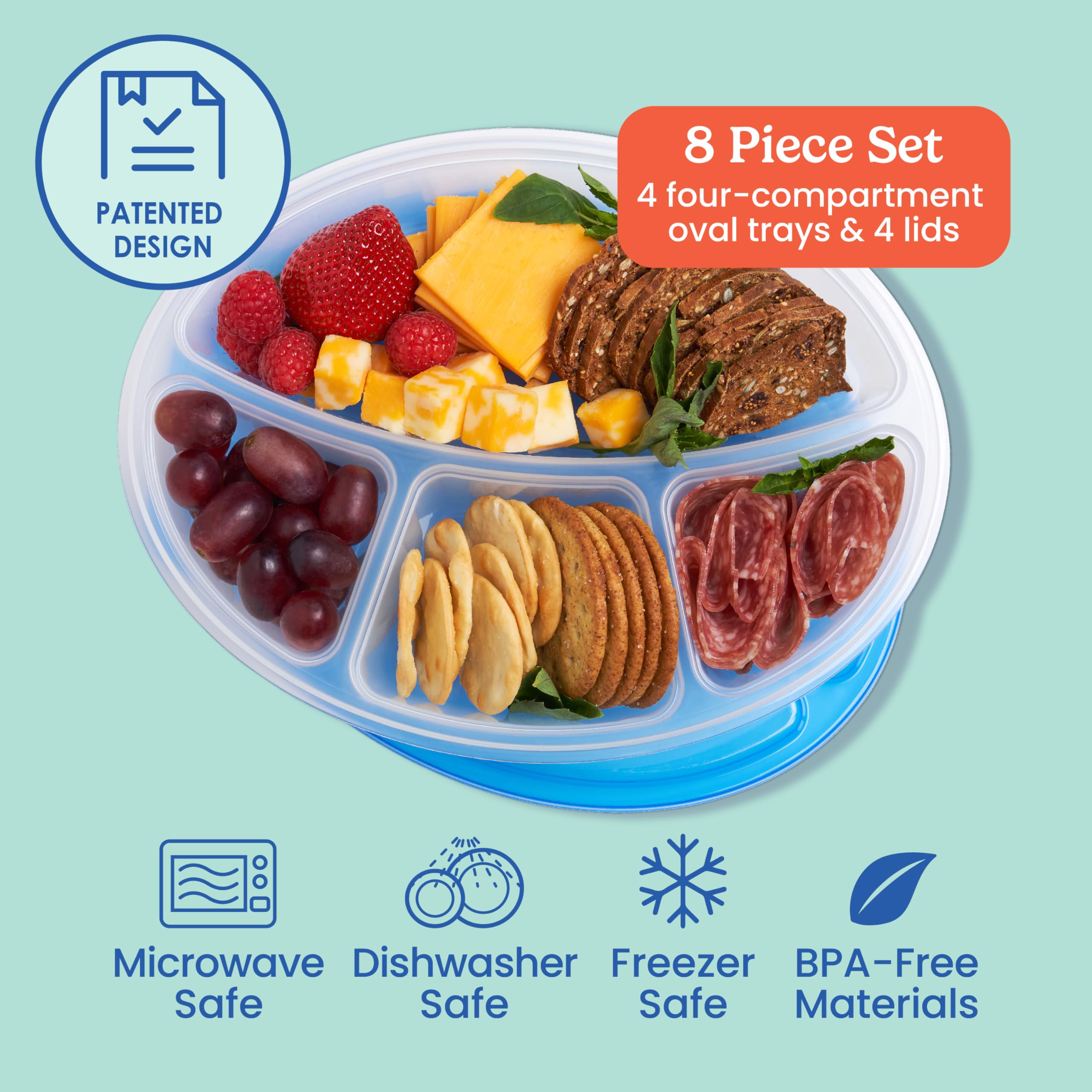 bentgo-easyboxes-4-compartment-oval-containers-patented-8-piece-meal-prep-set-4- image 3