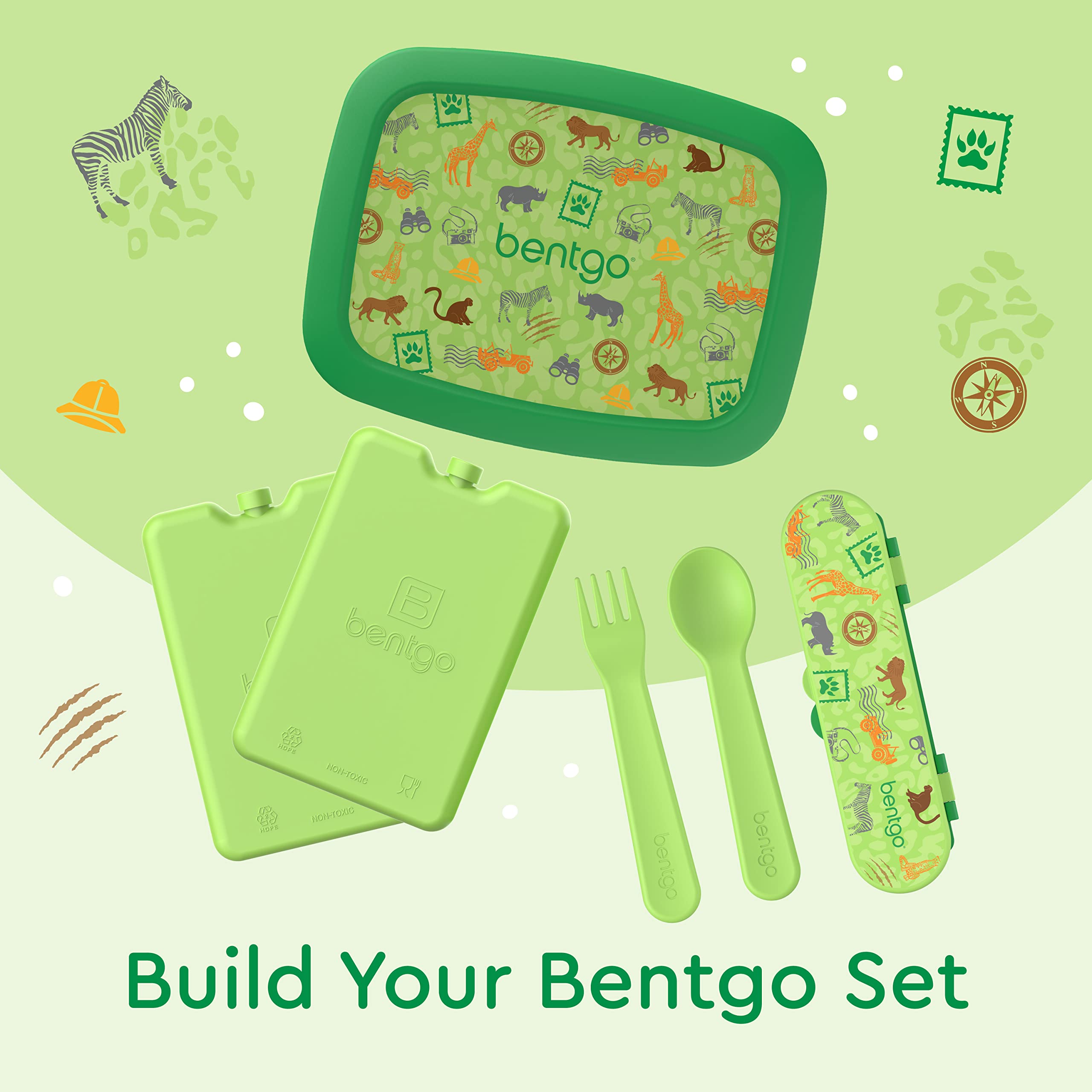 bentgo-kids-plastic-utensil-set-reusable-fork-spoon-storage-case-easy-grip-pfas- image 6