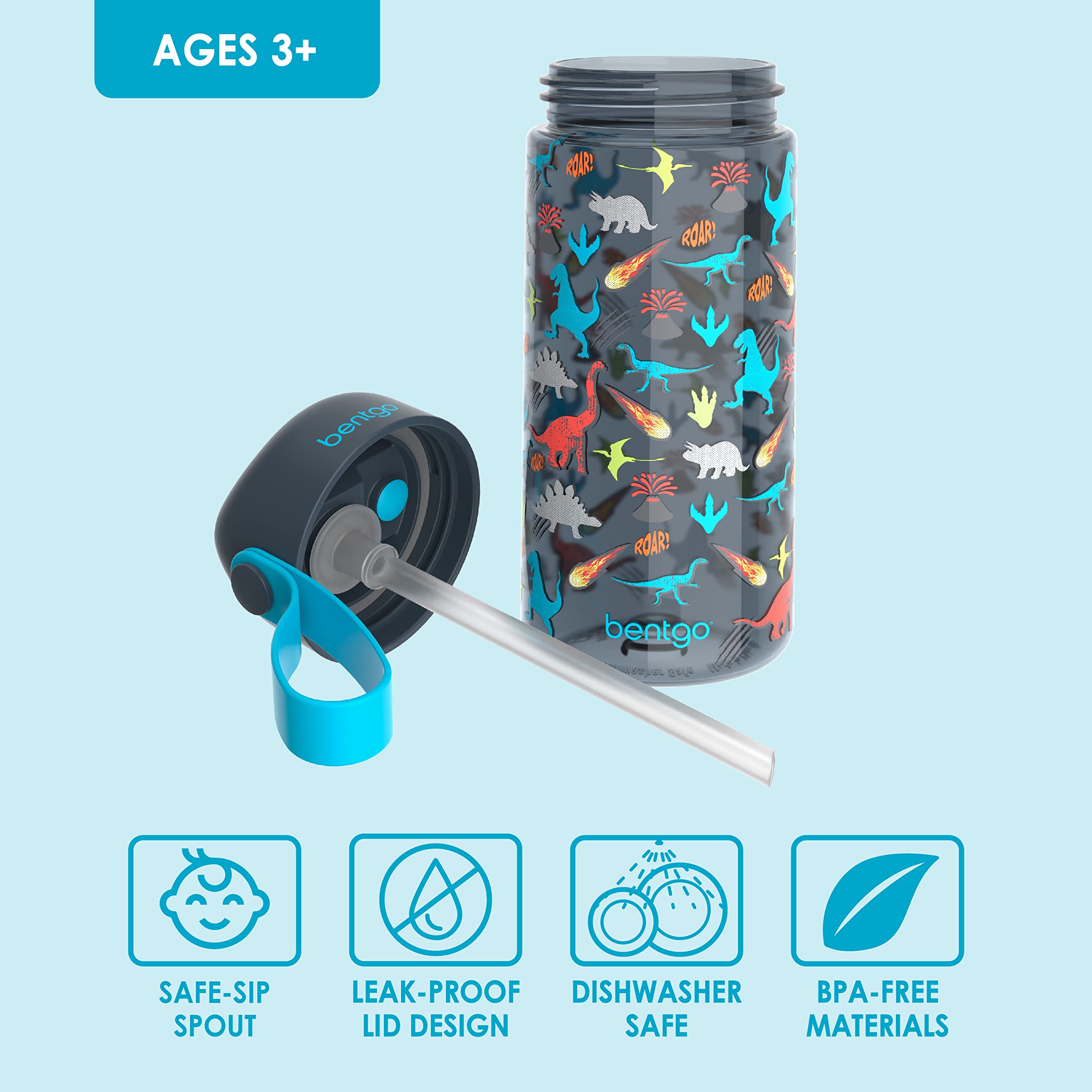 bentgo-kids-prints-lunch-box-water-bottle-bundle-leak-proof-5-compartment-bento- image 7