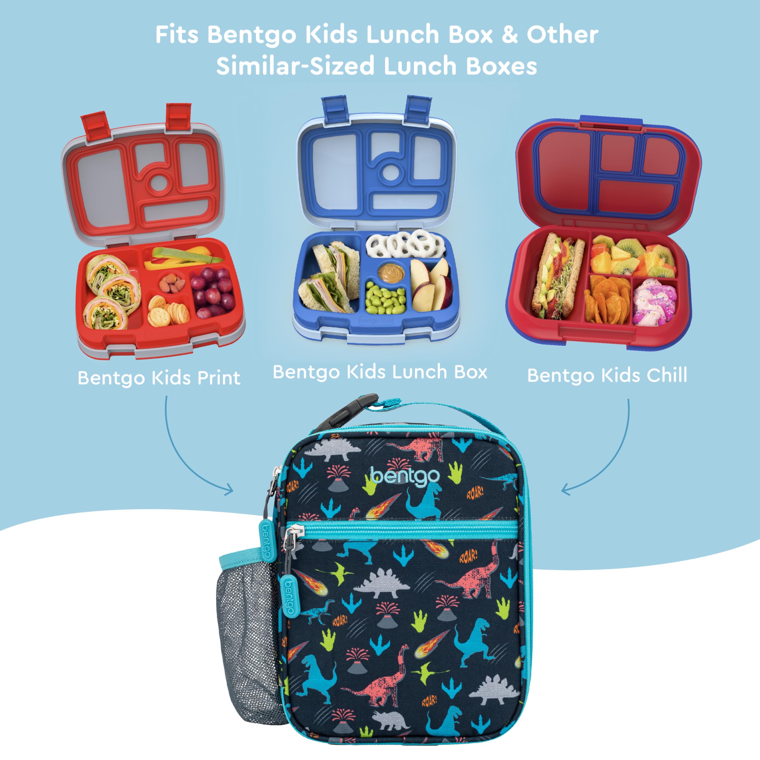 bentgo-kids-insulated-lunch-tote-set-with-kids-stainless-steel-food-jar-dinosaur image 4