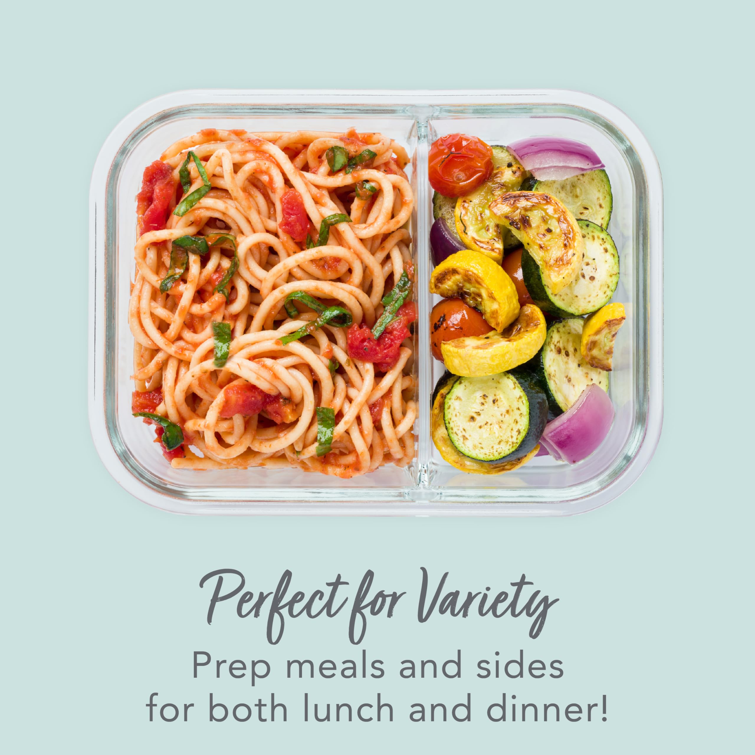 bentgo-glass-leak-proof-meal-prep-set-4-piece-2-compartment-glass-lunch-dinner-f image 4