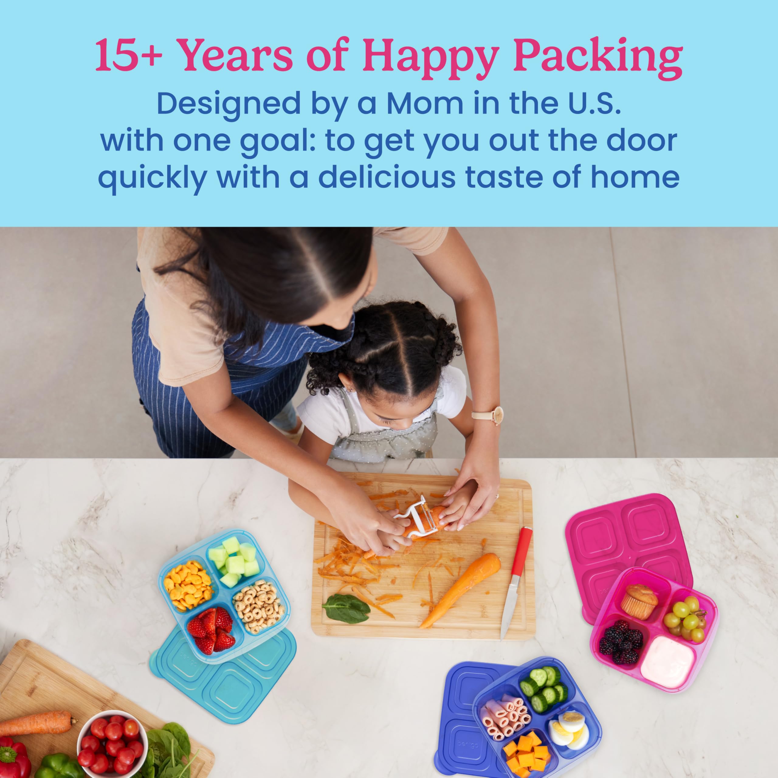 bentgo-easyboxes-4-compartment-snack-containers-8-piece-set-4-trays-4-tabbed-lid image 4