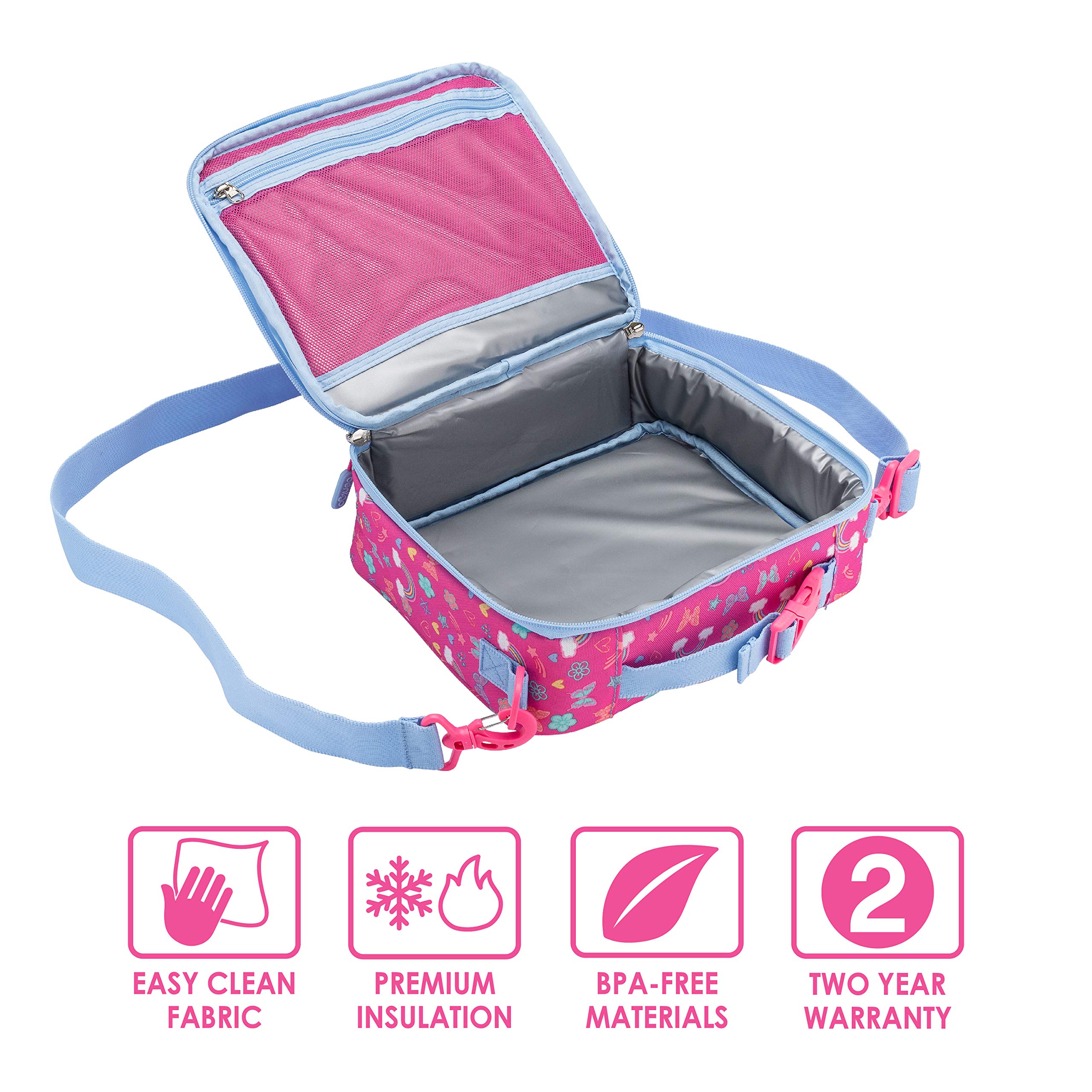 bentgo-kids-prints-insulated-lunch-bag-bento-lunch-box-set-leak-proof-5-compartm image 7