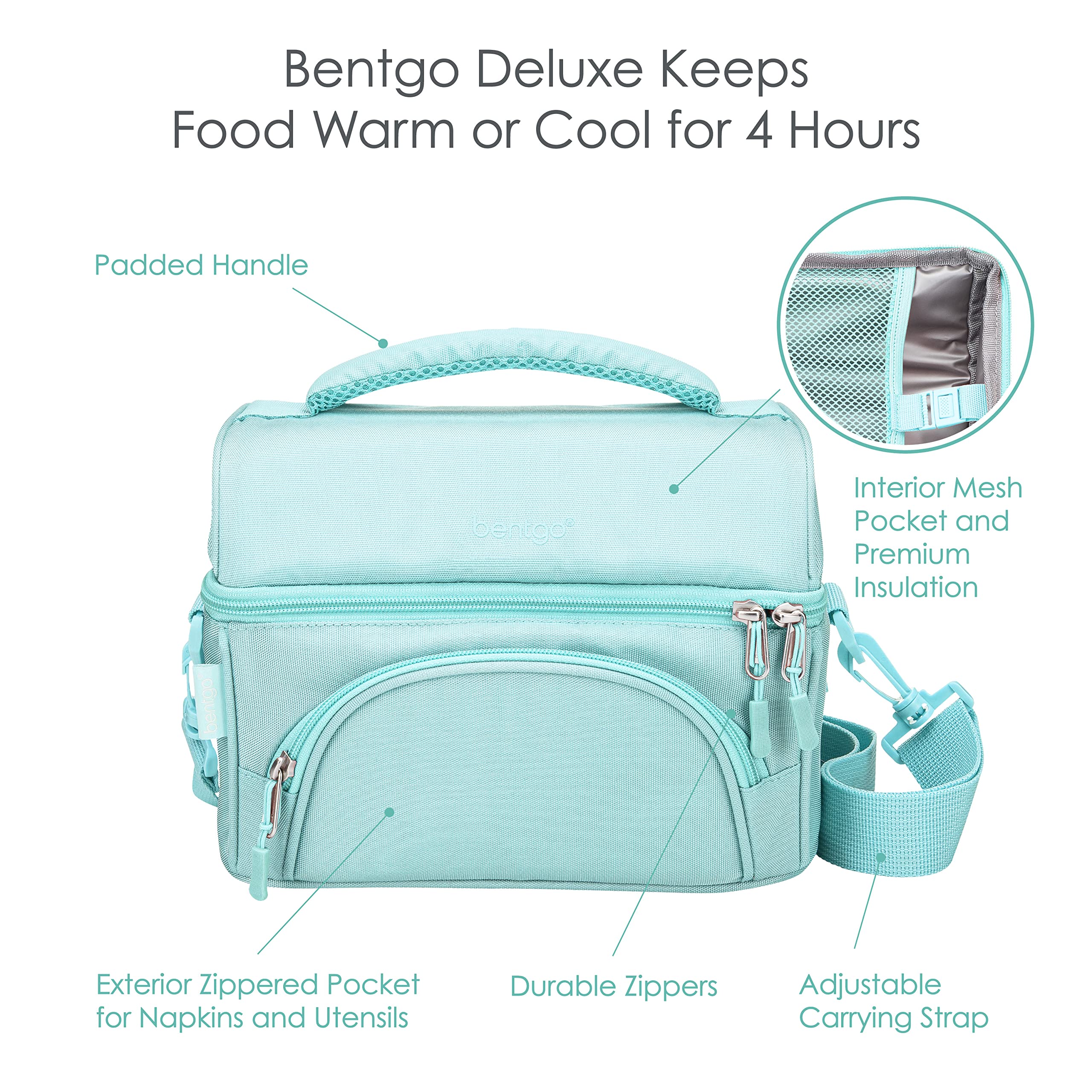 bentgo-deluxe-lunch-bag-insulated-water-resistant-lunch-tote-with-zippered-pocke image 4