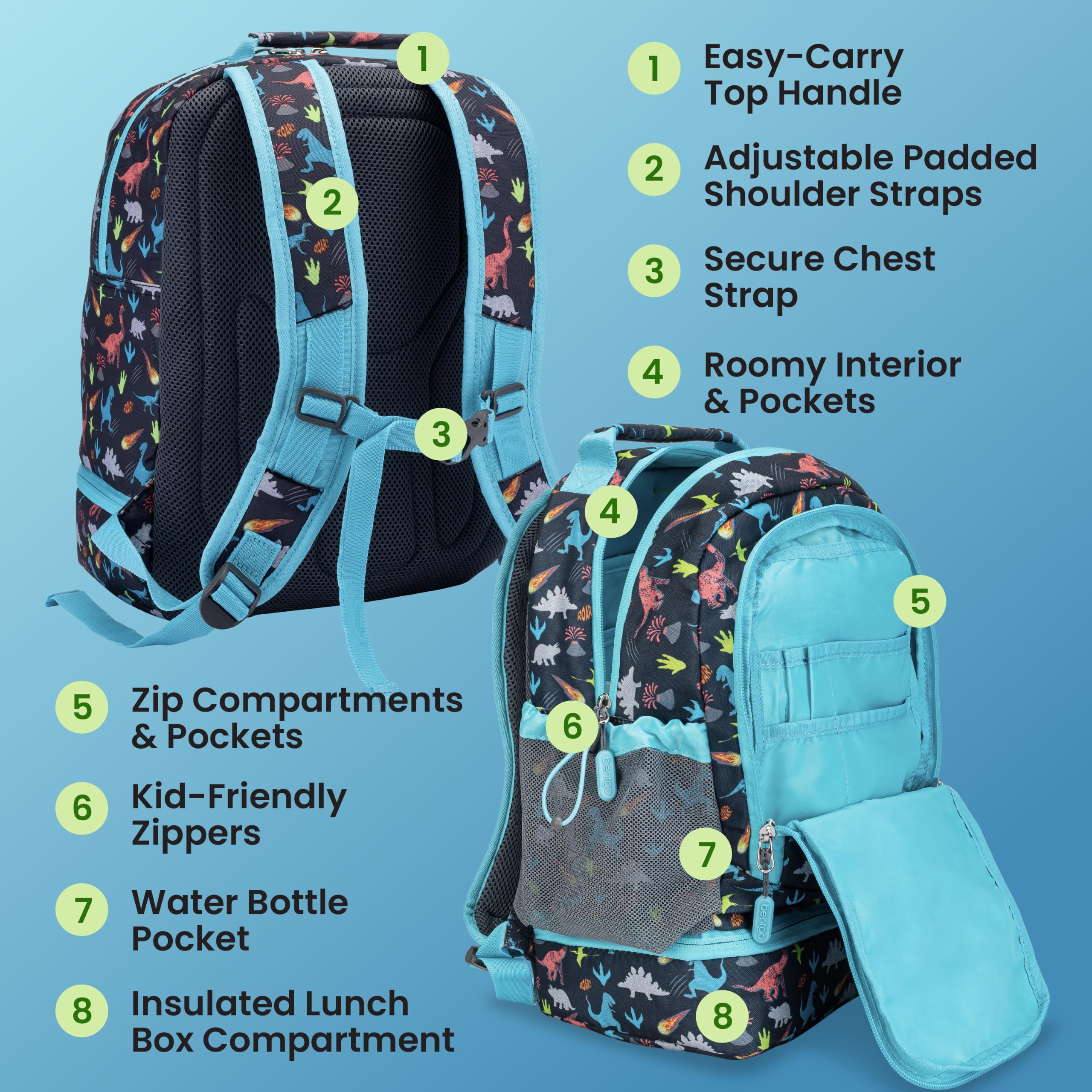 bentgo-kids-2-in-1-backpack-insulated-lunch-bag-durable-16-water-resistant-schoo image 6
