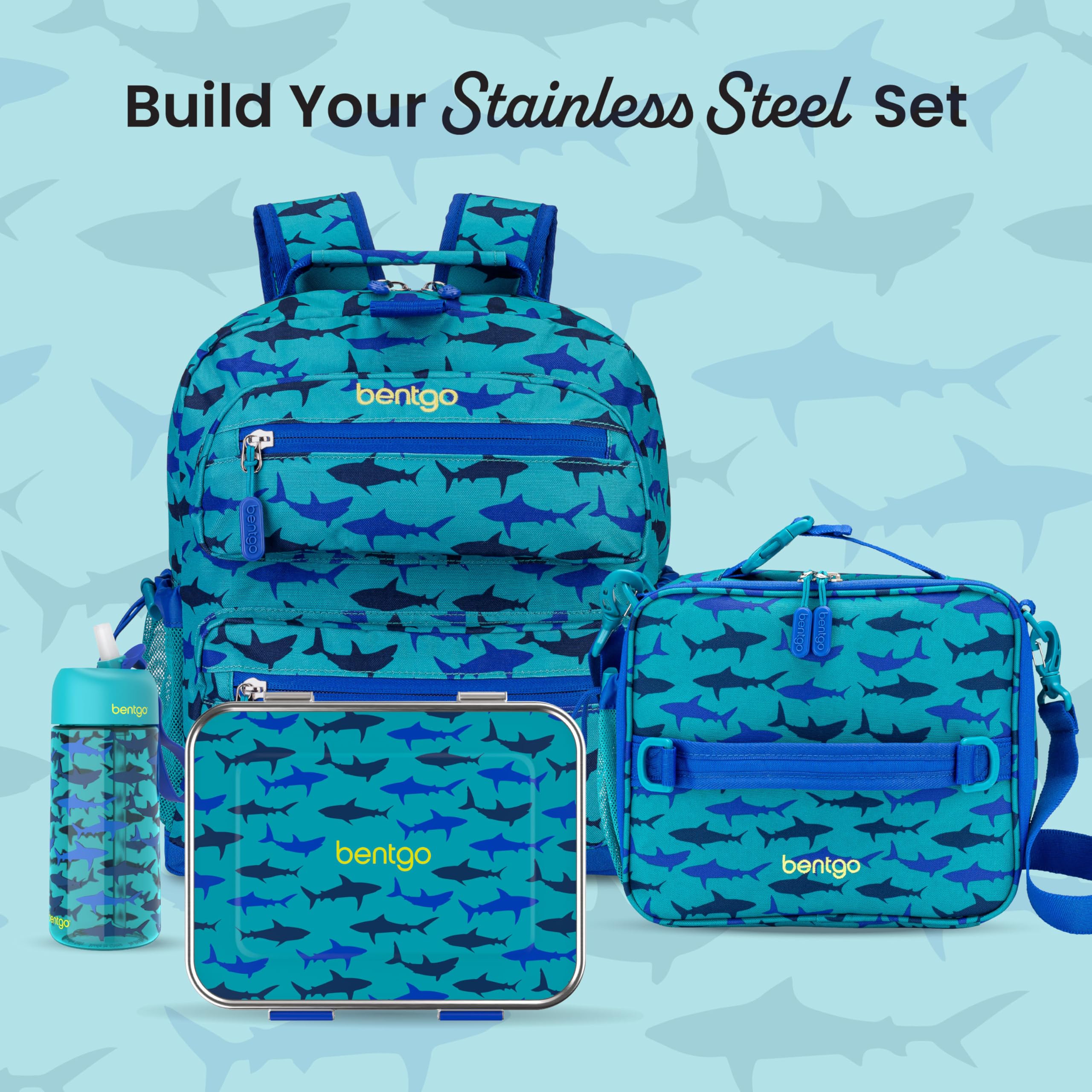 bentgo-kids-stainless-steel-prints-leak-resistant-bento-lunch-box-3-compartments image 8