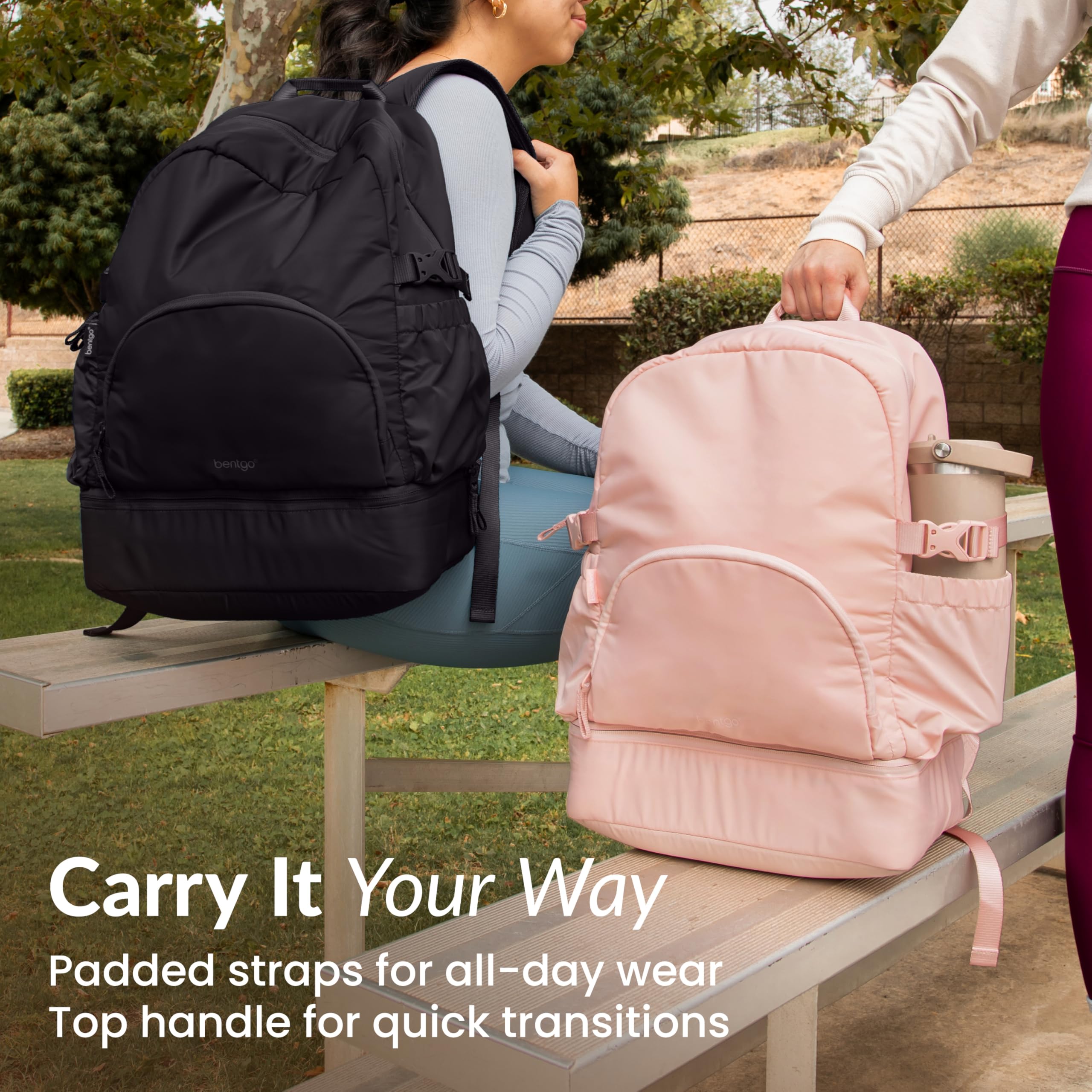 bentgo-2-in-1-adult-backpack-insulated-lunch-bag-with-9-compartments-15-laptop-s image 6