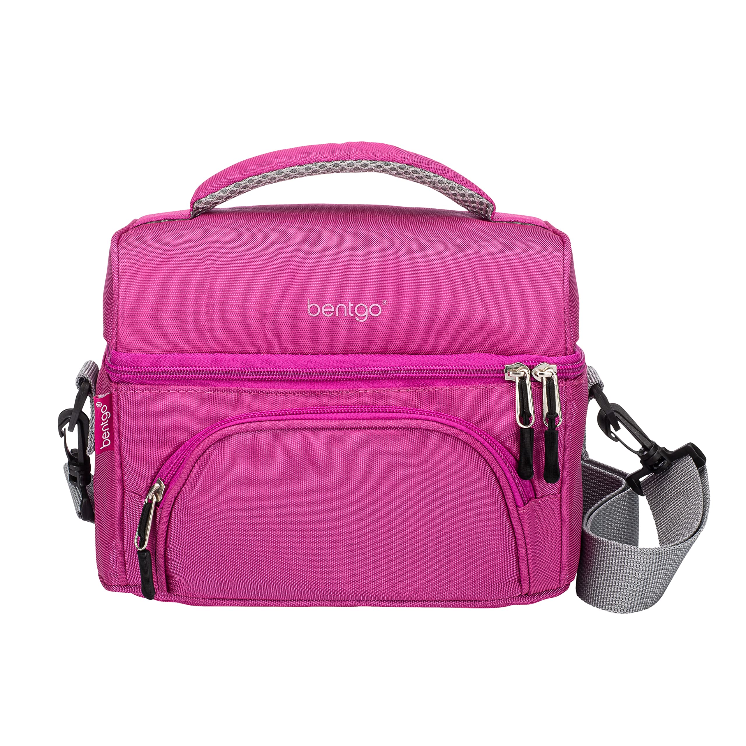 bentgo-deluxe-insulated-lunch-bag-with-zippered-outer-pocket-internal-mesh-pocke image 7