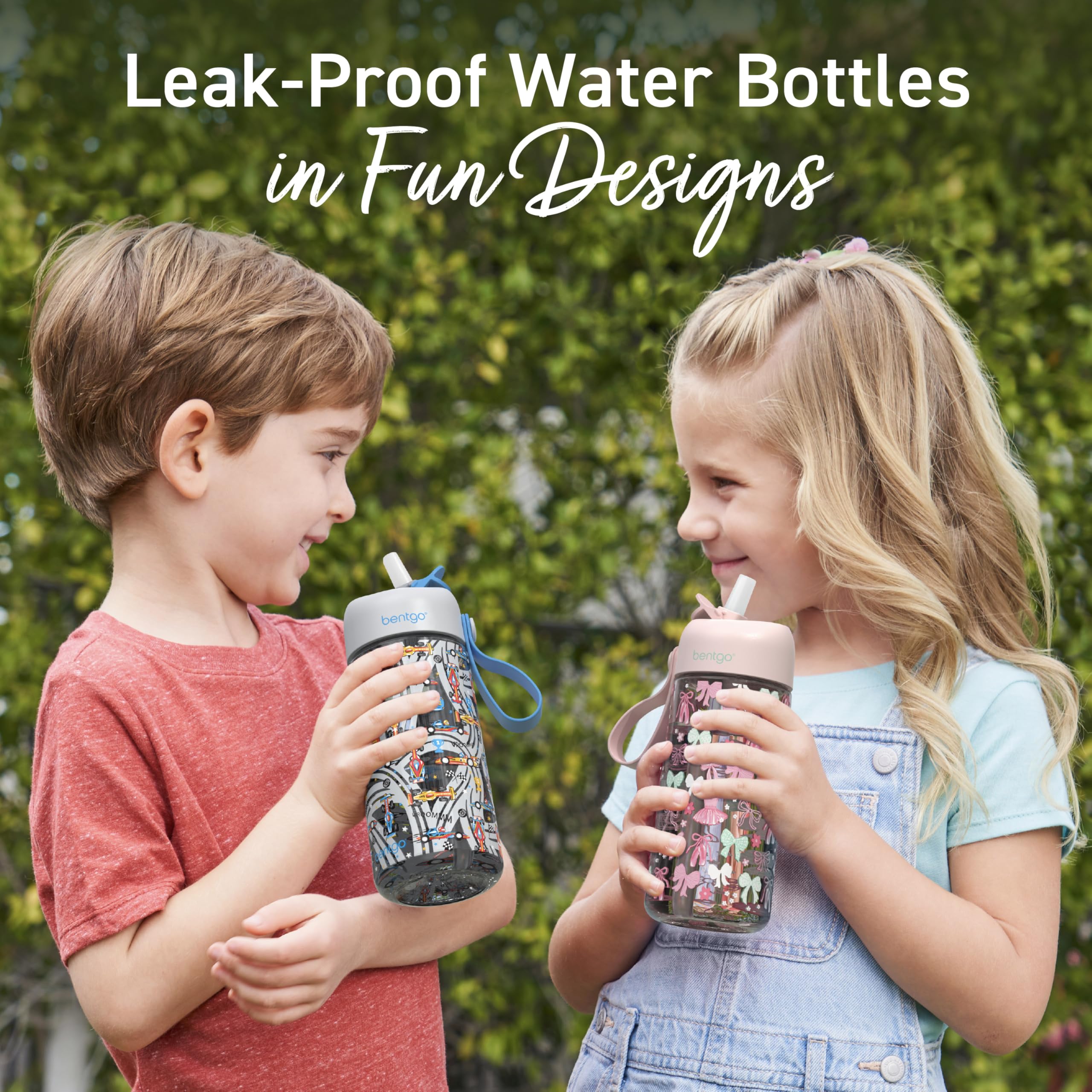 bentgo-kids-water-bottle-leak-proof-tritan-bite-sip-spout-15-fl-oz-pfas-bpa-free image 2