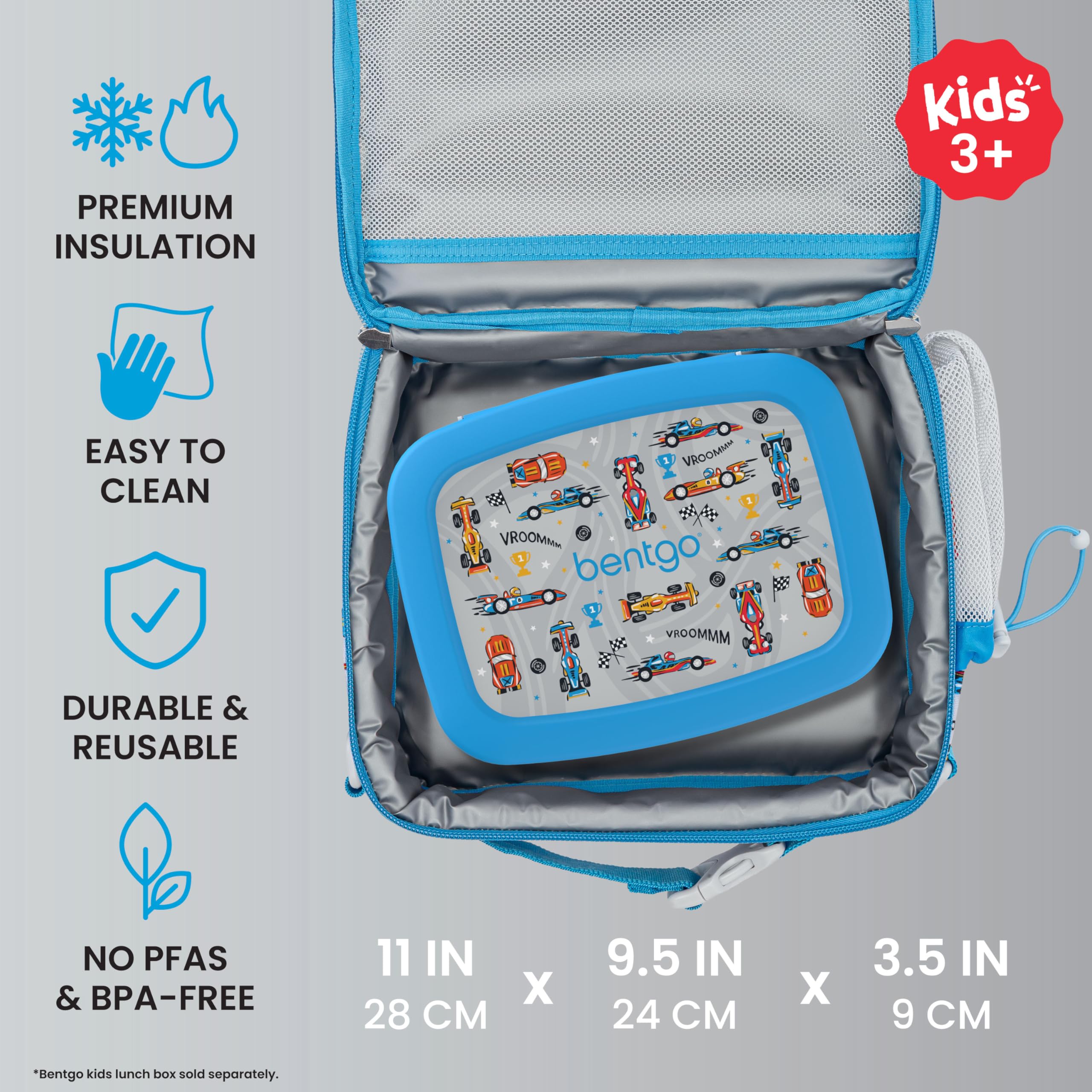 bentgo-kids-prints-double-insulated-lunch-bag-reusable-water-resistant-adjustabl image 3