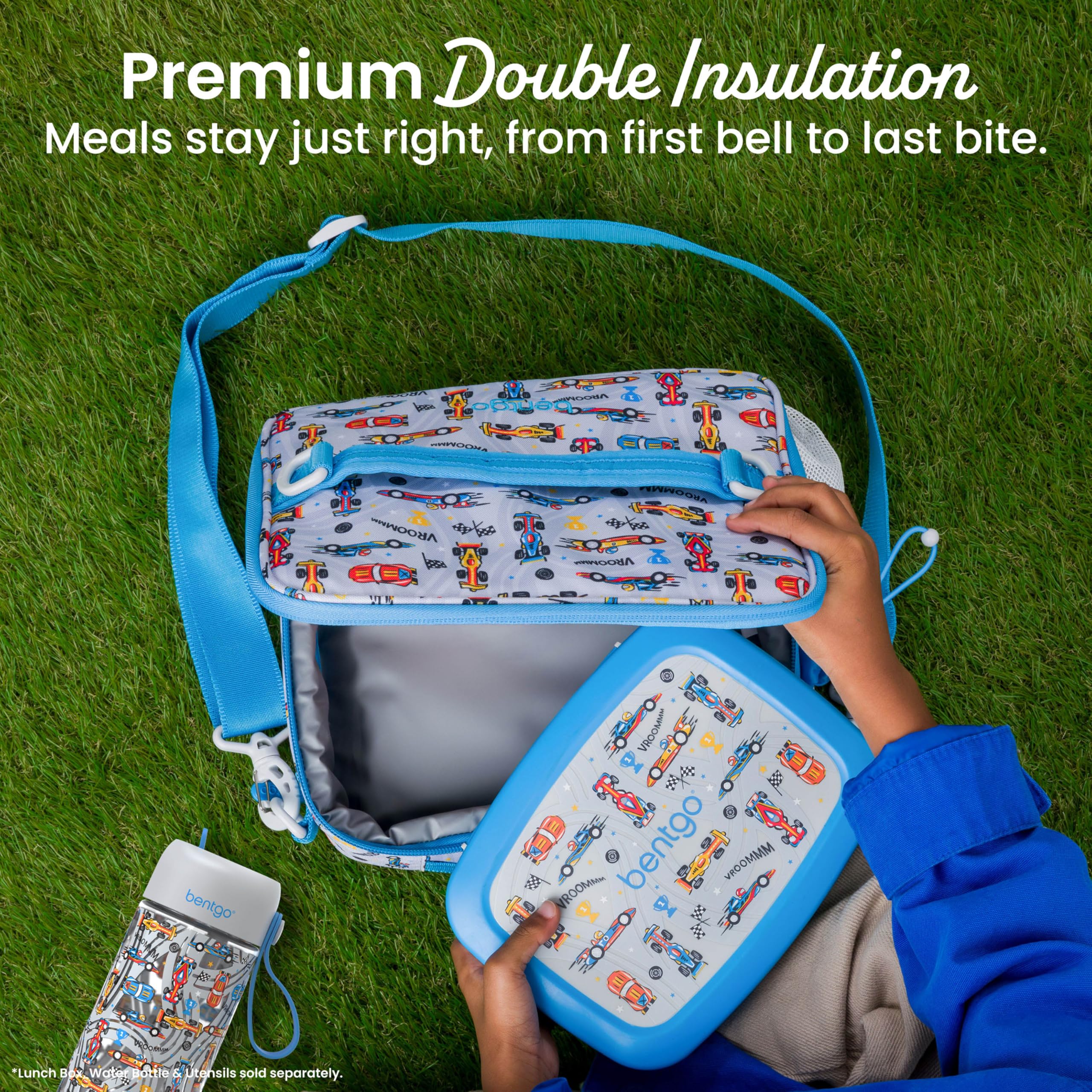 bentgo-kids-prints-double-insulated-lunch-bag-reusable-water-resistant-adjustabl image 4