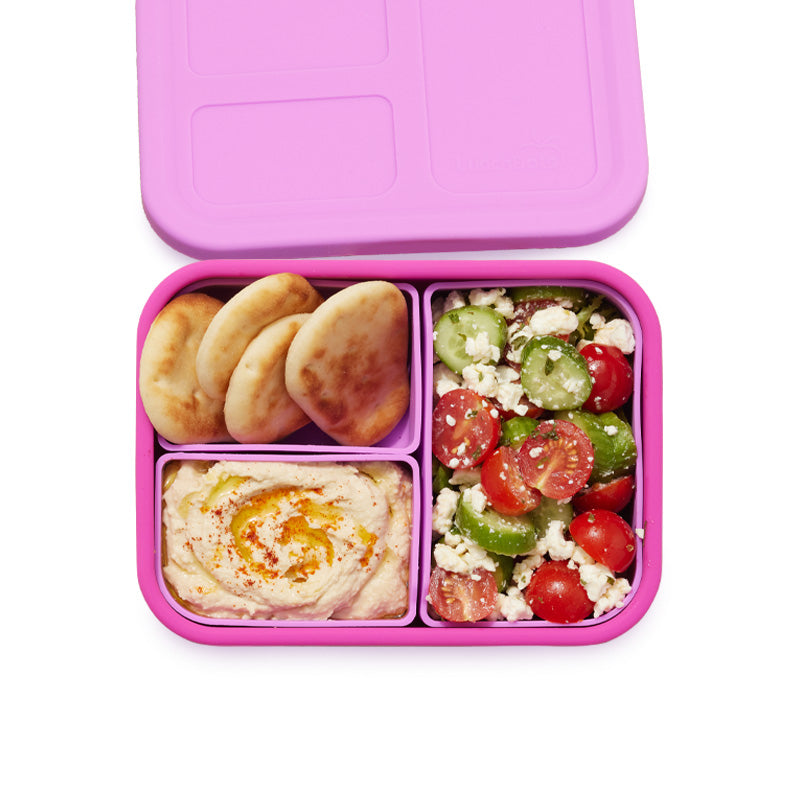 lunchbots-medium-build-a-bento-platinum-silicone-bento-box-with-3-interchangeabl image 7