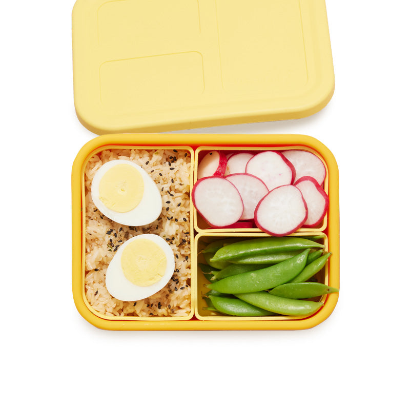 lunchbots-medium-build-a-bento-platinum-silicone-bento-box-with-3-interchangeabl image 8