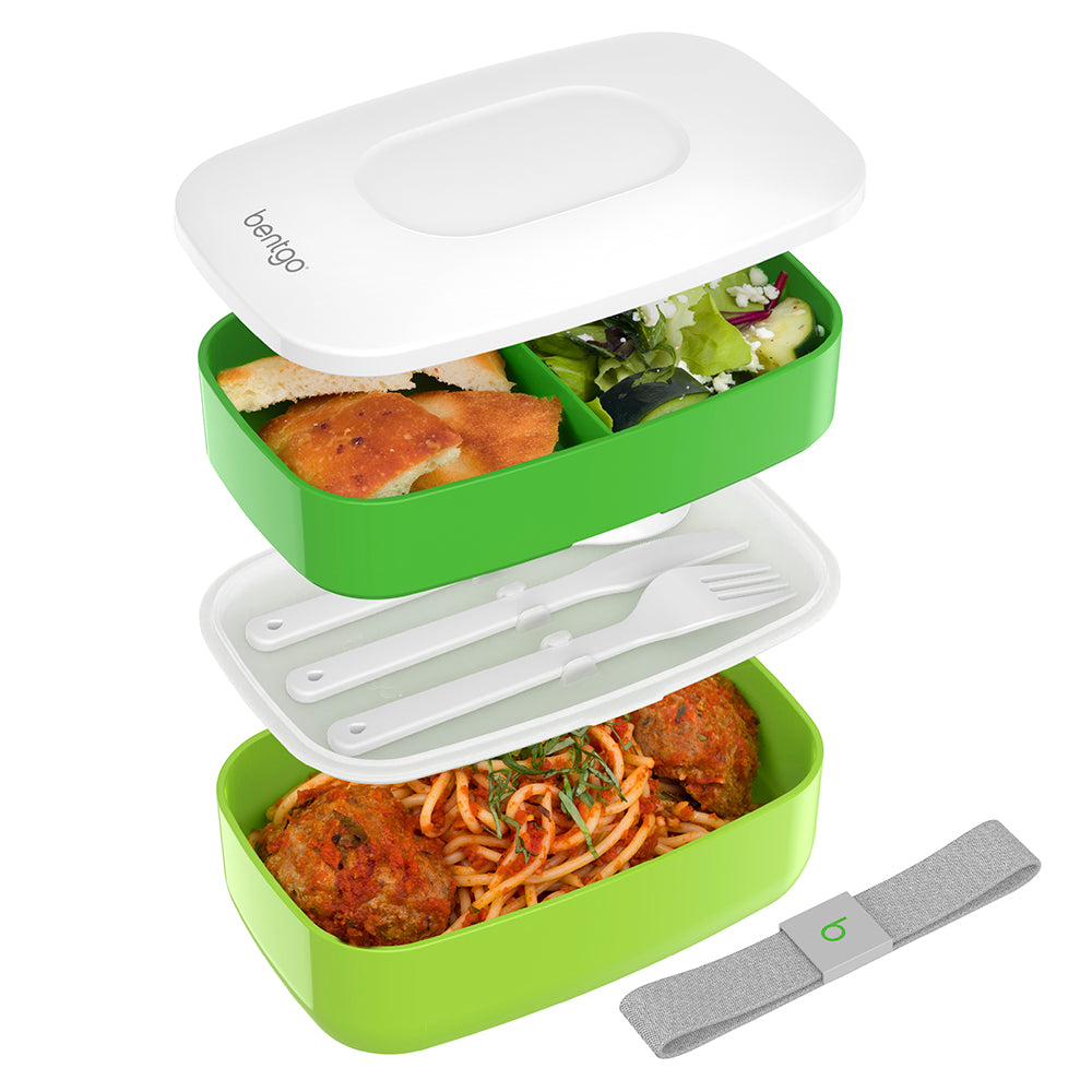 bentgo-classic-adult-bento-lunch-box-stackable-3-compartment-container-with-buil image 1