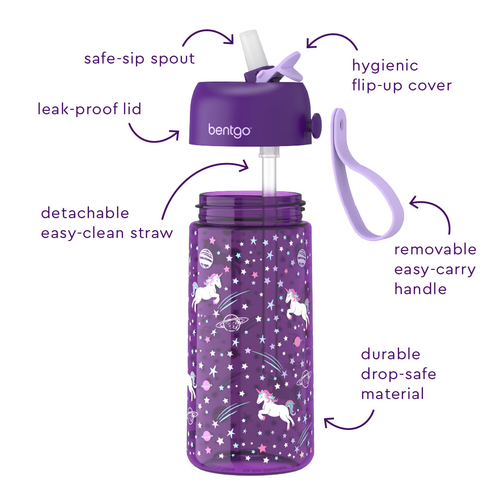 bentgo-kids-prints-lunch-box-water-bottle-bundle-5-compartment-leak-proof-bento- image 6