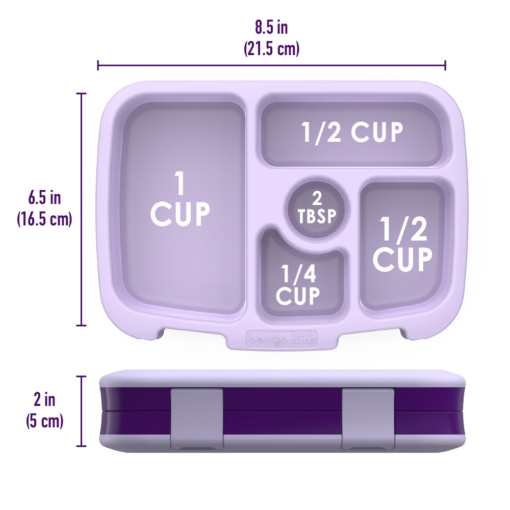 bentgo-kids-prints-lunch-box-water-bottle-bundle-5-compartment-leak-proof-bento- image 7
