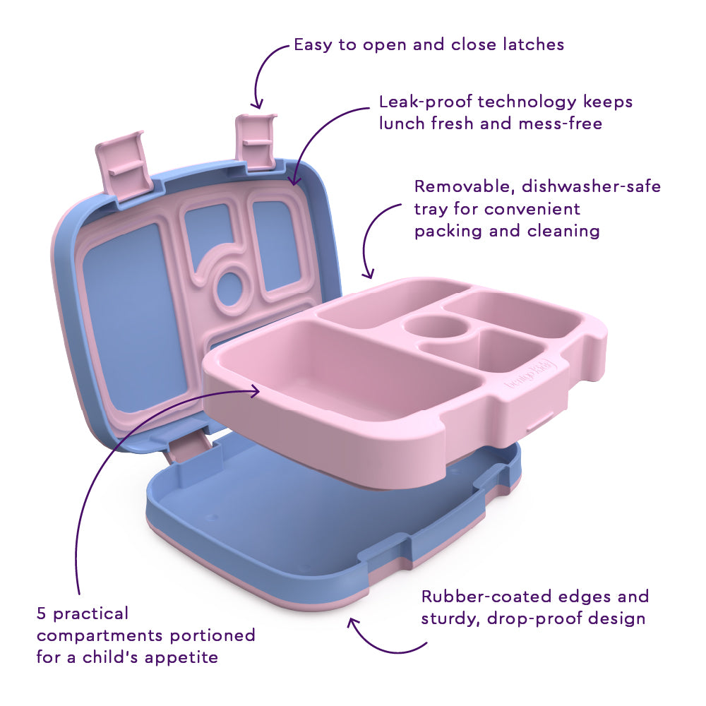 bentgo-kids-prints-lunch-box-water-bottle-bundle-2-pack-5-compartment-bento-boxe image 5
