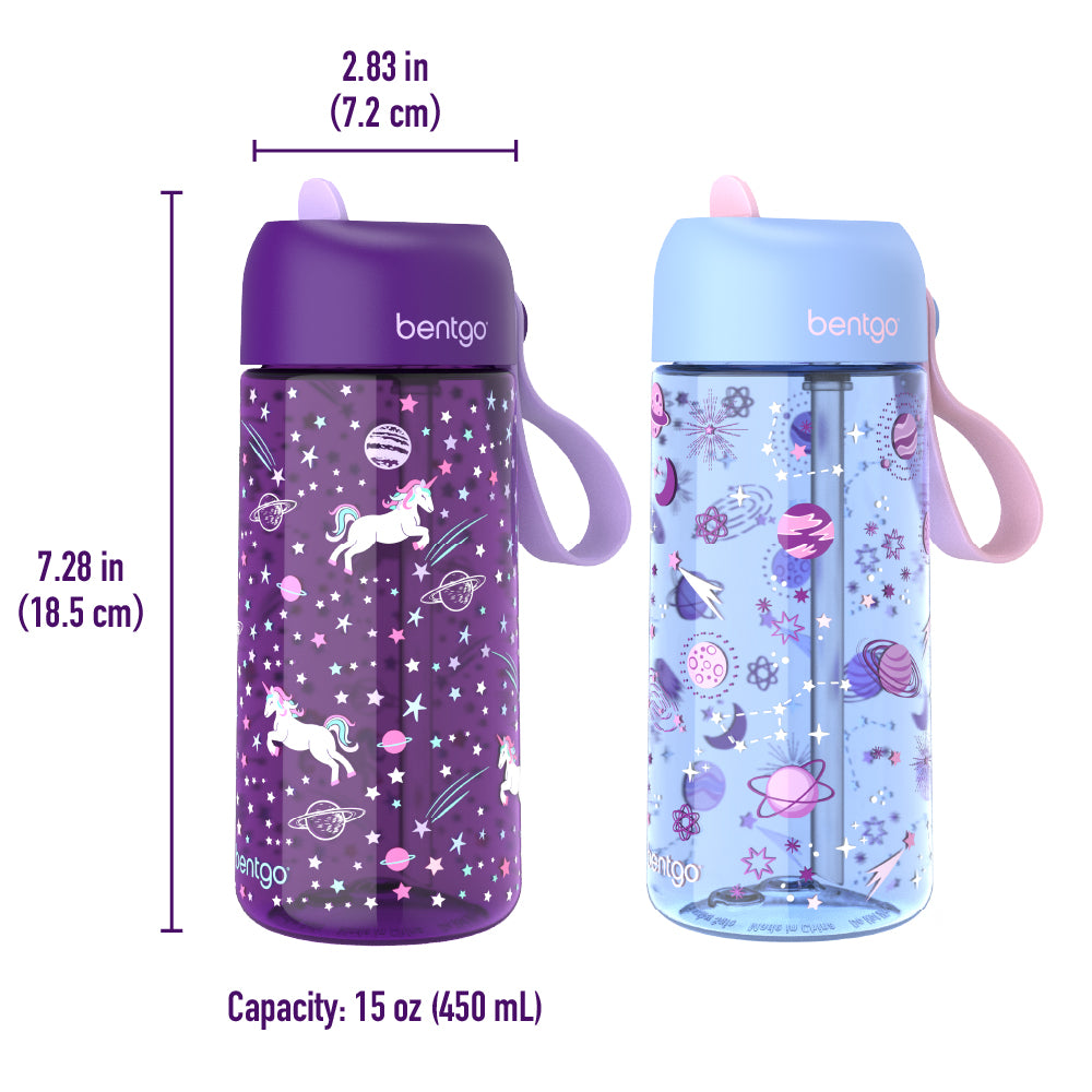 bentgo-kids-prints-lunch-box-water-bottle-bundle-2-pack-5-compartment-bento-boxe image 8