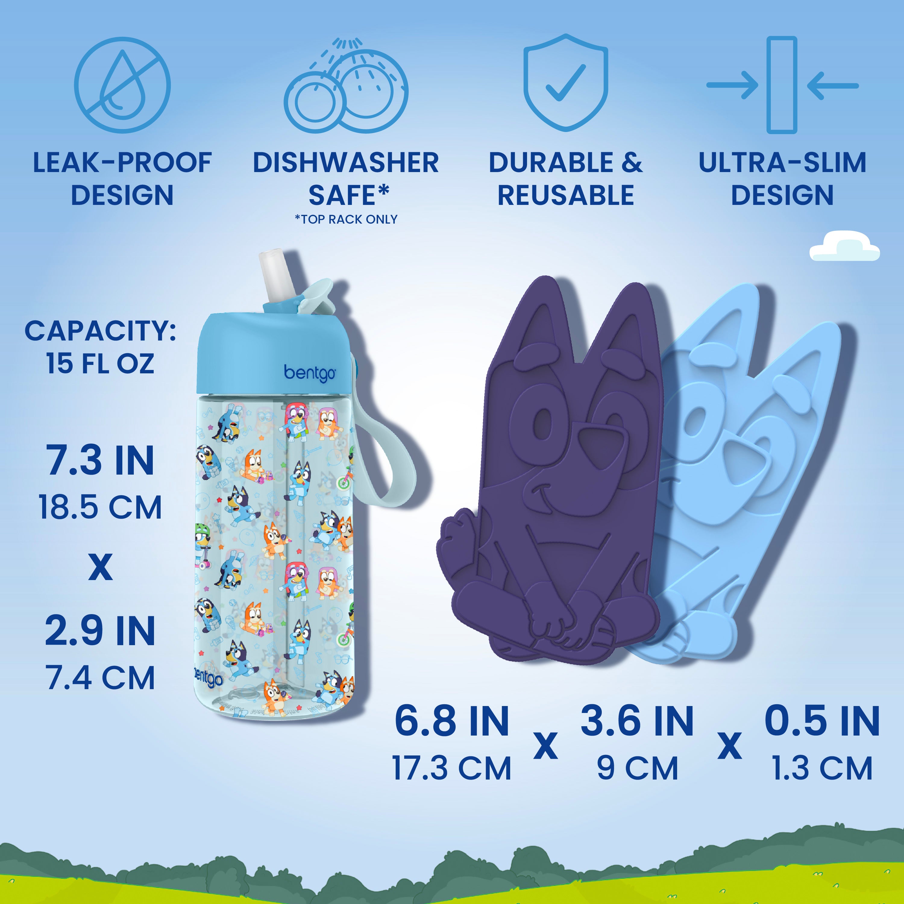 bentgo-bluey-kids-prints-5-piece-lunch-box-set-leak-proof-bento-lunch-box-water- image 8