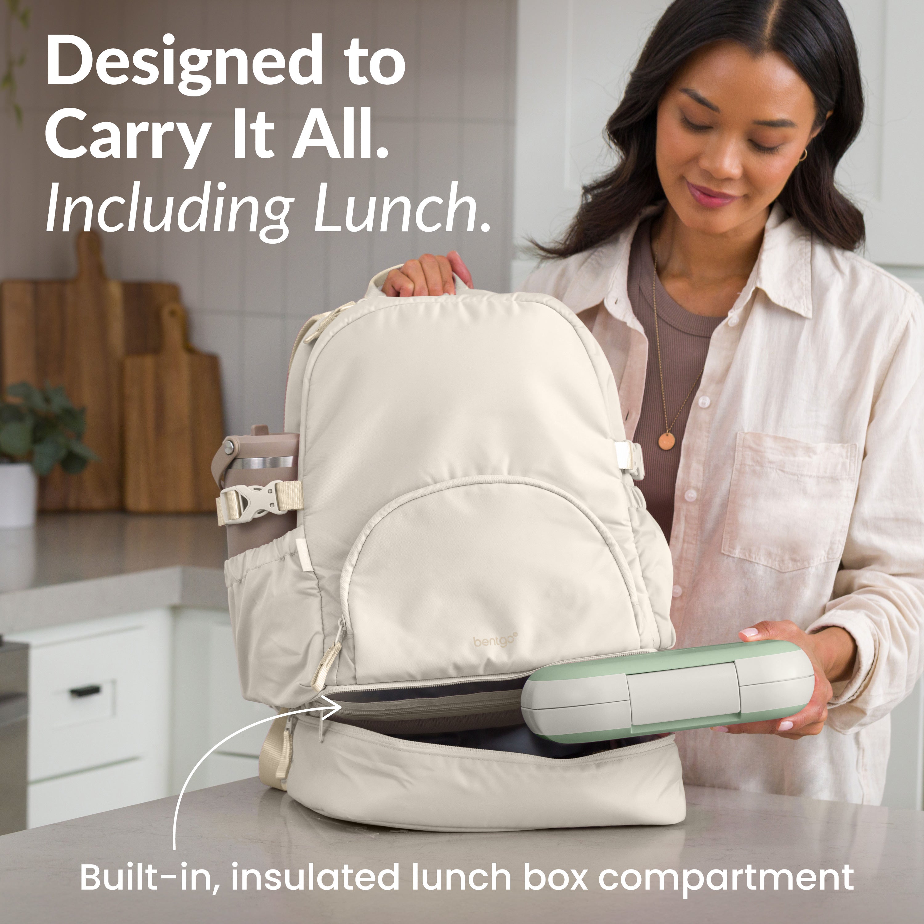 bentgo-2-in-1-backpack-insulated-lunch-bag-water-resistant-commuter-bag-with-bui image 2