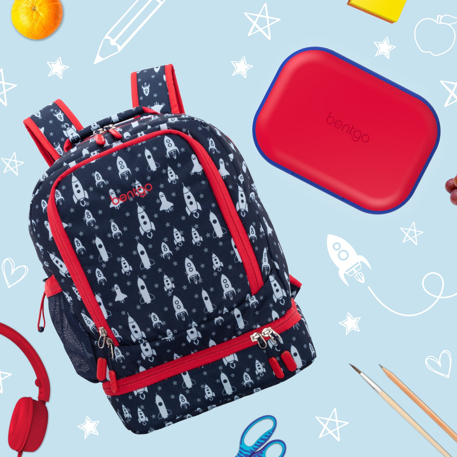 bentgo-chill-kids-lunch-box-backpack-set-4-compartment-bento-with-built-in-ice-p image 8