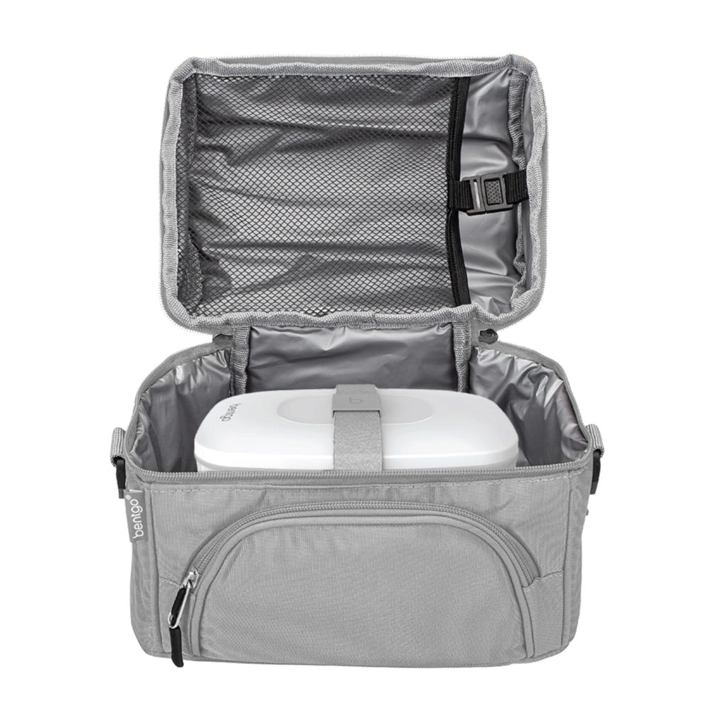 bentgo-classic-lunch-box-deluxe-bag-2-piece-bundle-stackable-bento-box-with-uten image 2