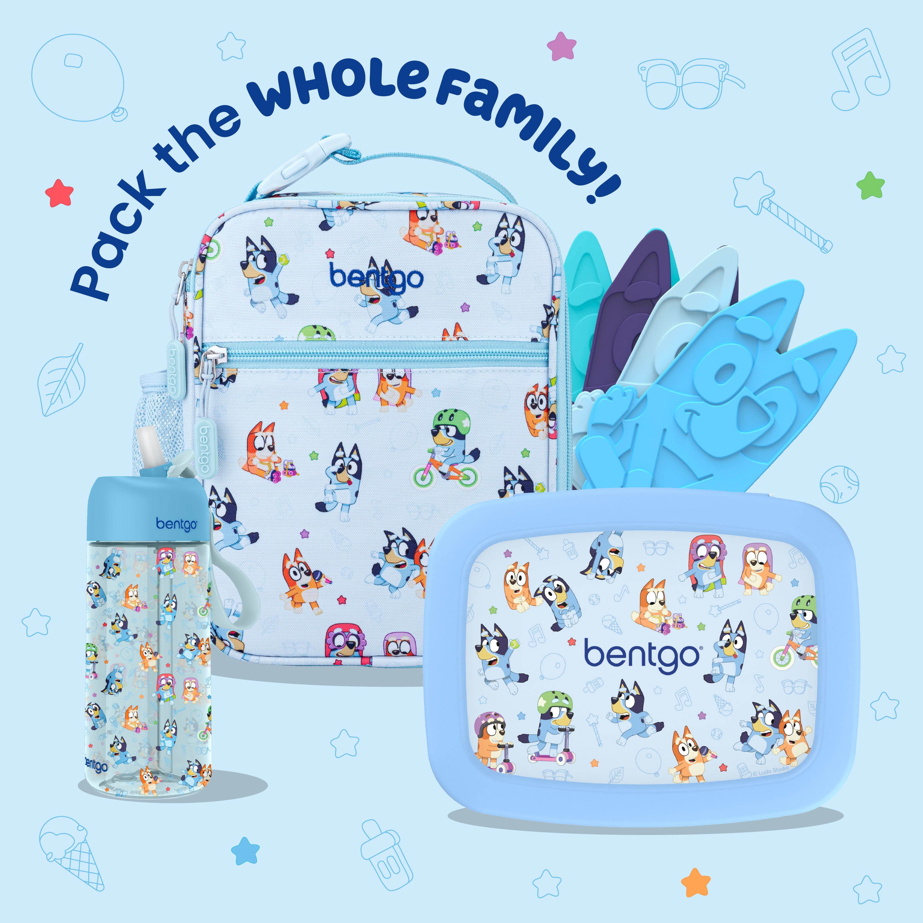 bentgo-bluey-reusable-ice-packs-4-pack-extra-thin-freezer-packs-for-kids-lunch-b image 5