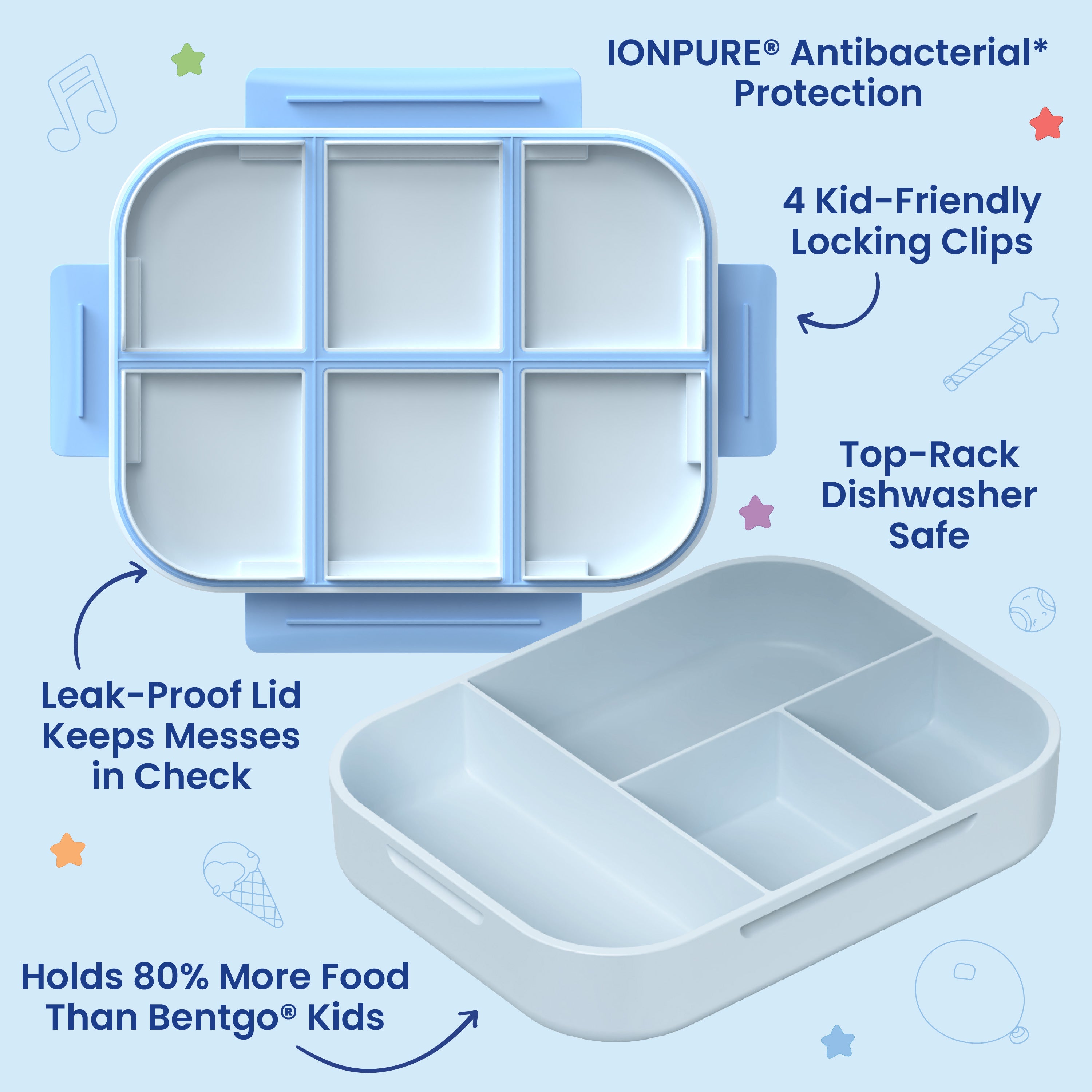 bentgo-bluey-kids-snap-go-lunch-box-bento-style-container-with-80-more-food-capa image 5