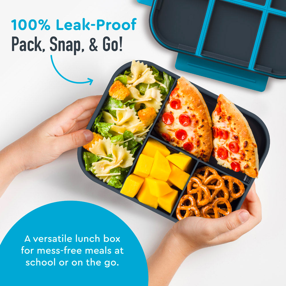 bentgo-kids-snap-go-leak-proof-lunch-box-4-compartment-bento-style-tray-80-more- image 2