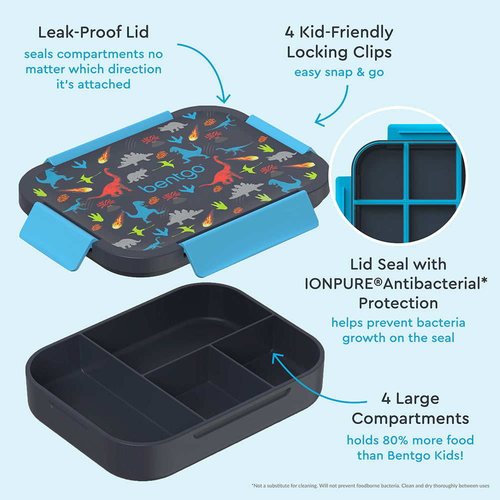 bentgo-kids-snap-go-leak-proof-lunch-box-4-compartment-bento-style-tray-80-more- image 4