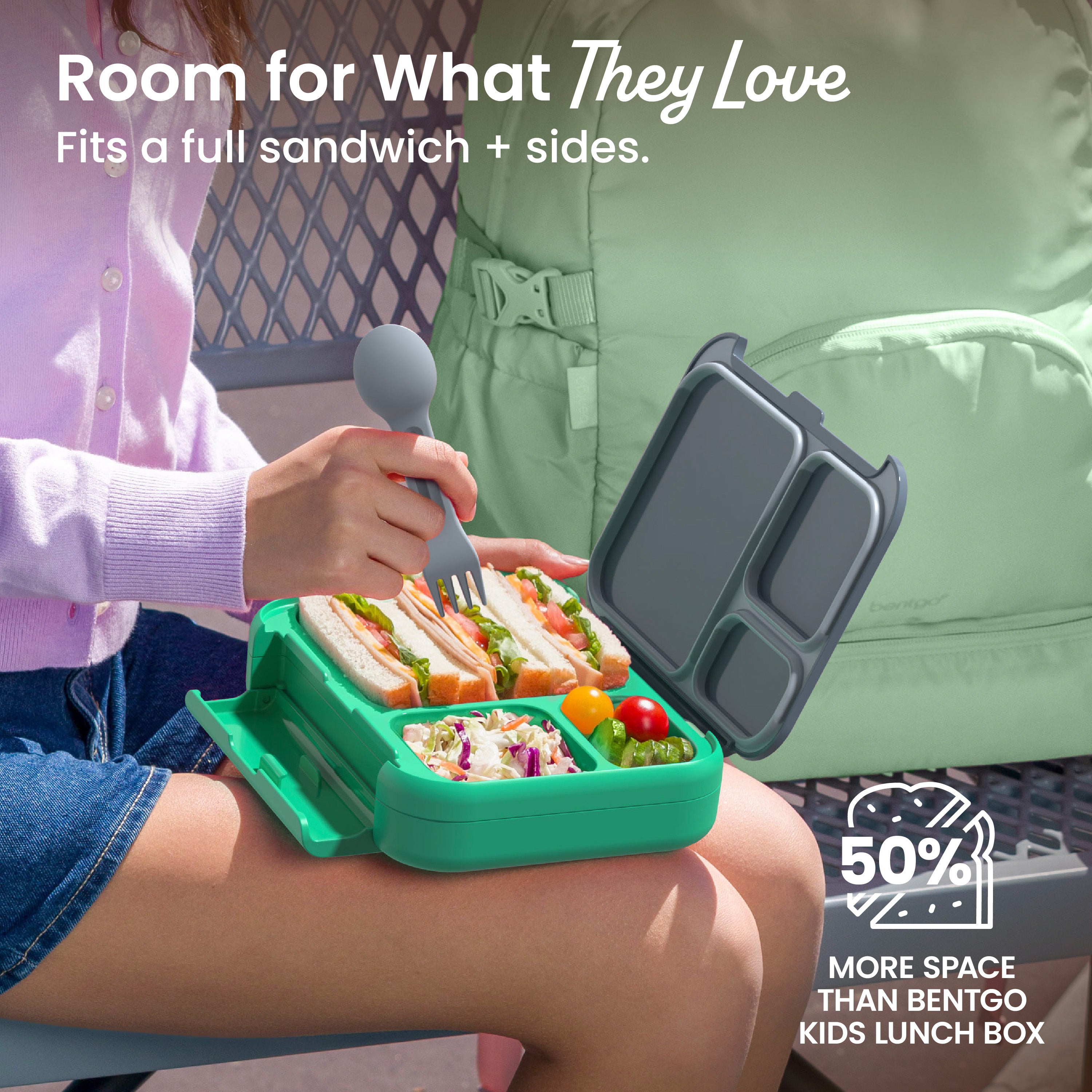 bentgo-kids-stow-go-lunch-box-3-compartment-bento-box-with-built-in-2-in-1-spoon image 4
