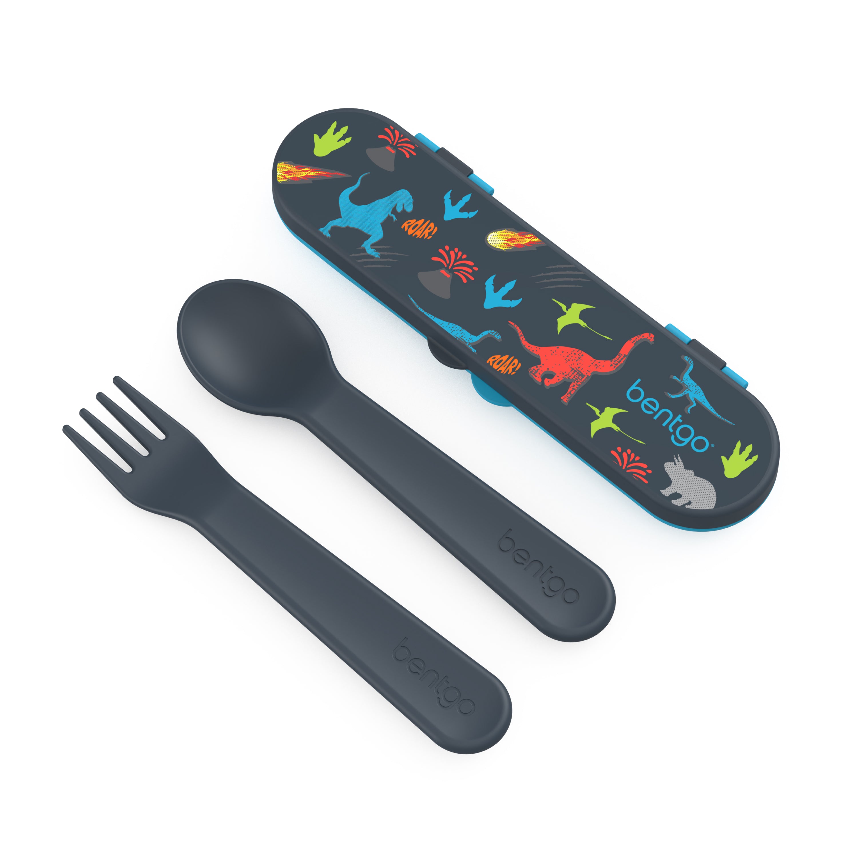 bentgo-kids-utensil-set-reusable-fork-spoon-with-slim-storage-case-for-lunch-box image 8