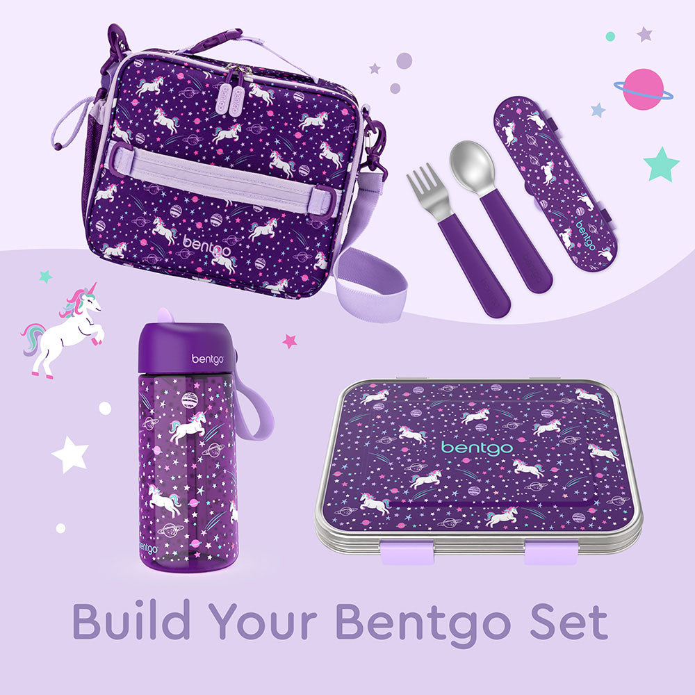 bentgo-kids-stainless-steel-utensil-set-fork-spoon-with-travel-case-soft-silicon image 6