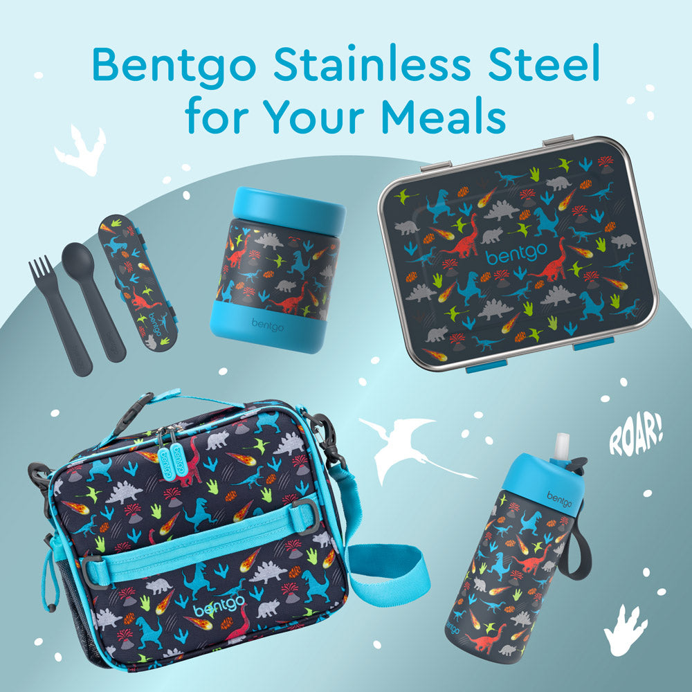 bentgo-kids-stainless-steel-insulated-water-bottle-12-hour-cold-no-spill-bite-si image 6