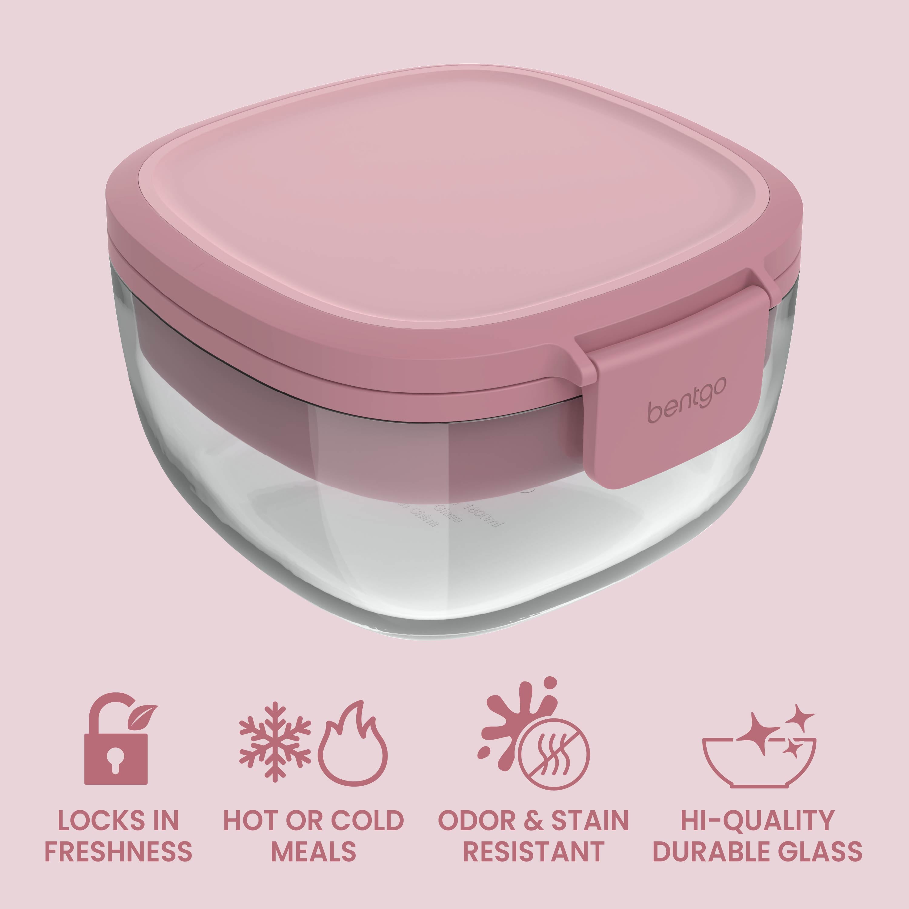 bentgo-glass-salad-container-airtight-7-6-cup-glass-salad-to-go-bowl-with-dressi image 3