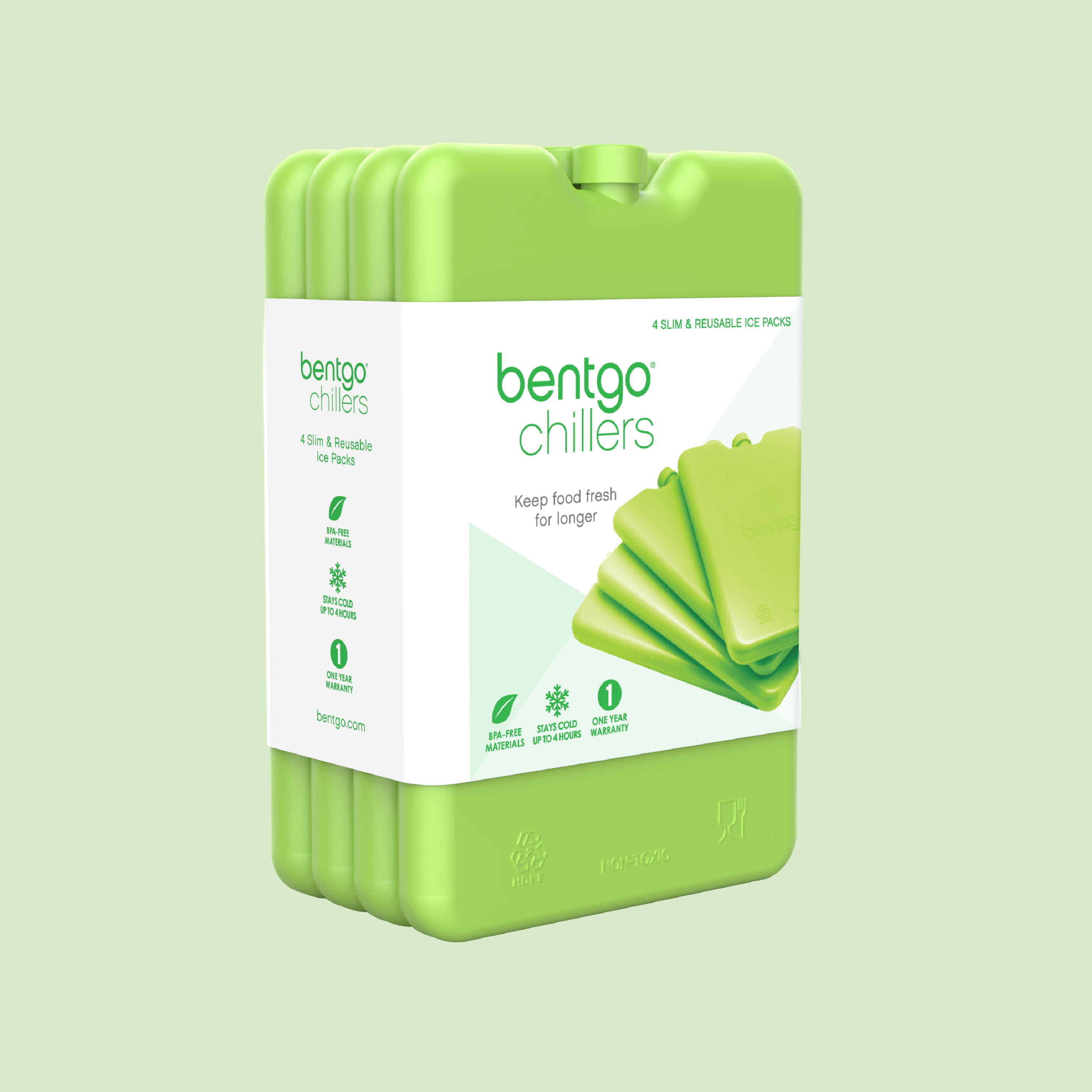 bentgo-chillers-reusable-slim-ice-packs-4-pack-0-6-inch-quick-freeze image 8
