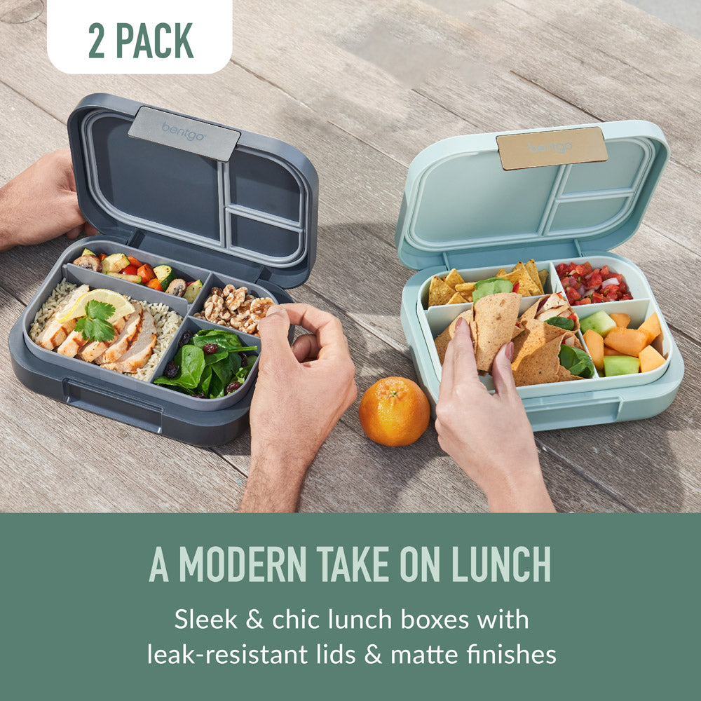 bentgo-modern-adult-bento-lunch-box-2-pack-with-removable-divider-3-4-compartmen image 7
