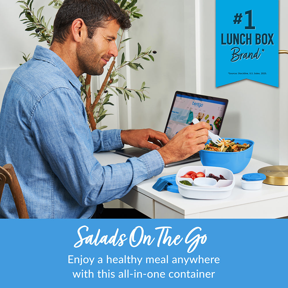 bentgo-all-in-one-salad-container-stackable-salad-bowl-with-4-compartment-toppin image 2